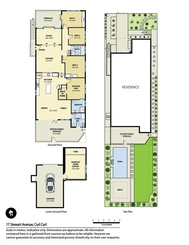 Floorplan of Homely house listing, 17 Stewart Avenue, Curl Curl NSW 2096