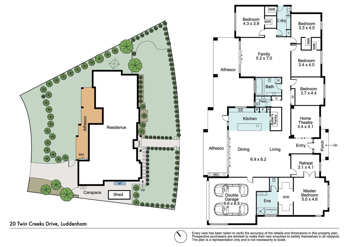 Floorplan of Homely house listing, 20 Twin Creeks Drive, Luddenham NSW 2745