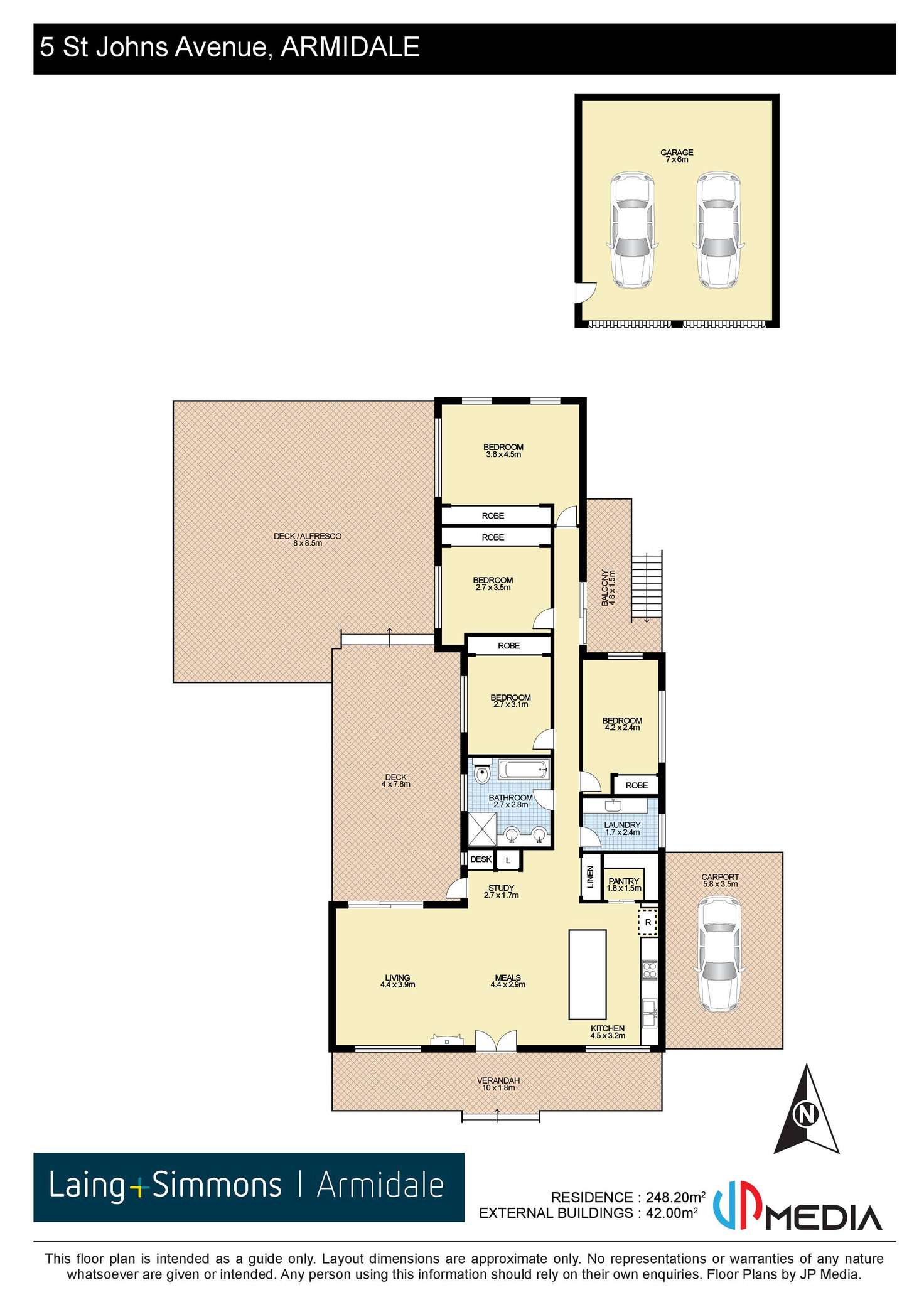 Floorplan of Homely house listing, 5 St Johns Avenue, Armidale NSW 2350