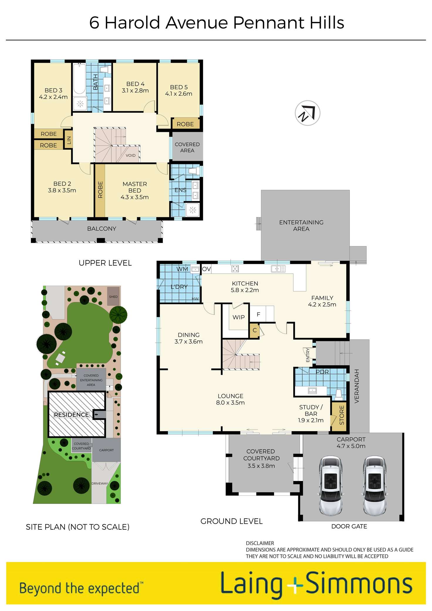 Floorplan of Homely house listing, 6 Harold Avenue, Pennant Hills NSW 2120