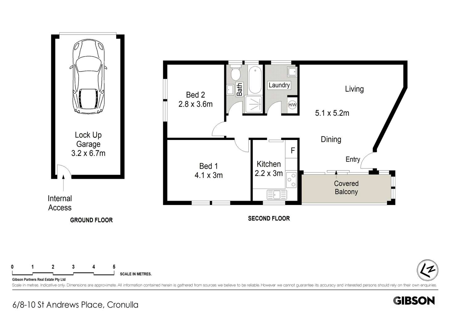 Floorplan of Homely unit listing, 6/8-10 St Andrews Place, Cronulla NSW 2230