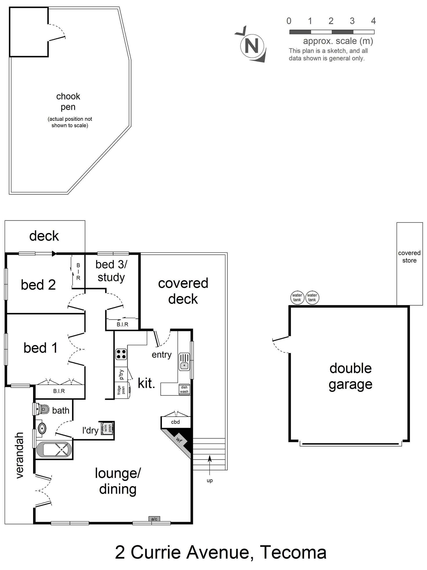 Floorplan of Homely house listing, 2 Currie Avenue, Tecoma VIC 3160