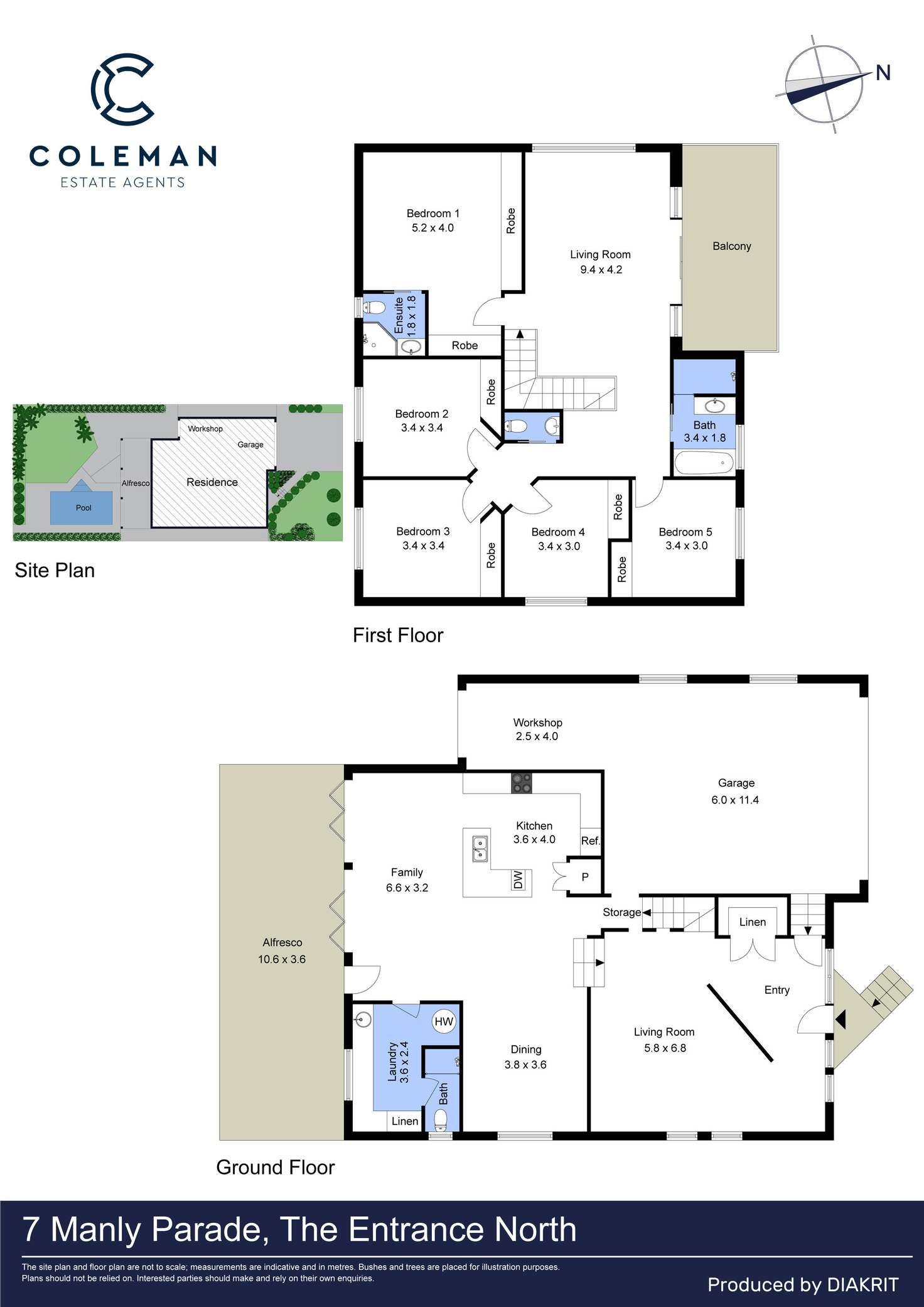 Floorplan of Homely house listing, 7 Manly Parade, The Entrance North NSW 2261