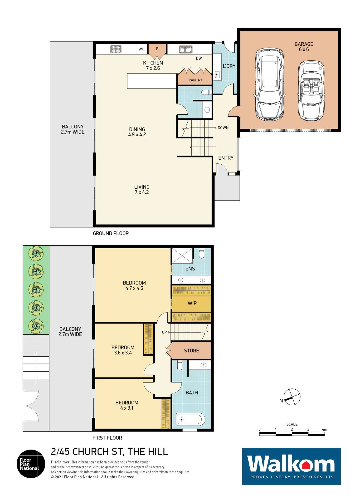 Floorplan of Homely house listing, 2/45 Church Street, The Hill NSW 2300