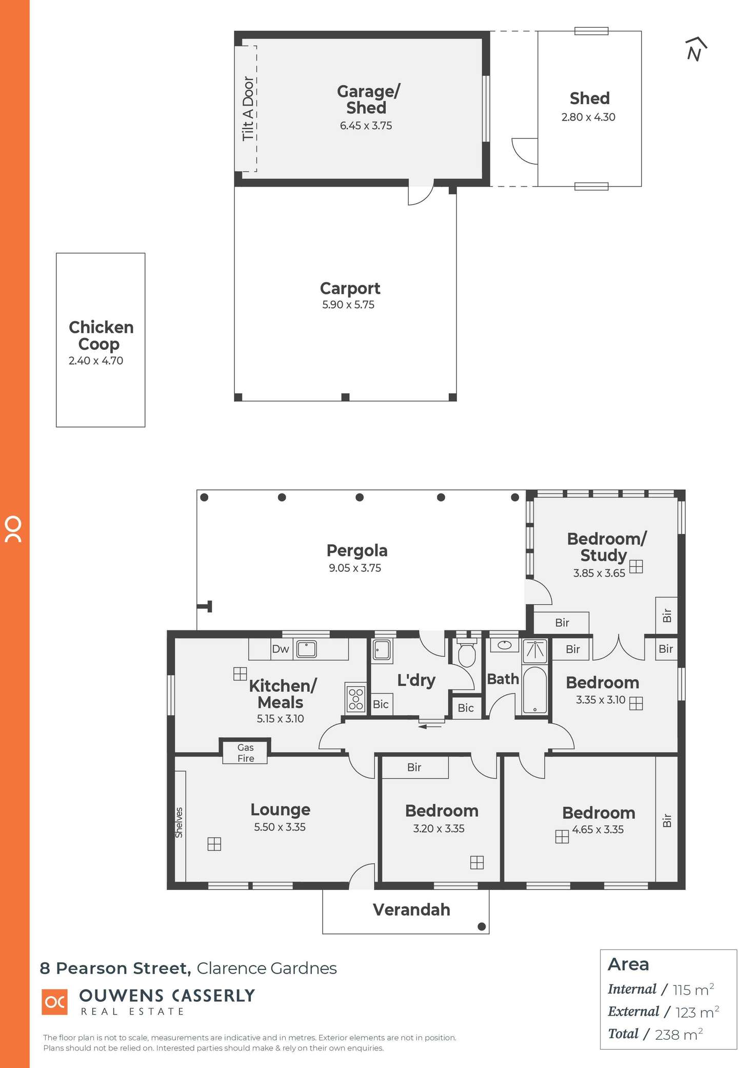 Floorplan of Homely house listing, 8 Pearson Street, Clarence Gardens SA 5039