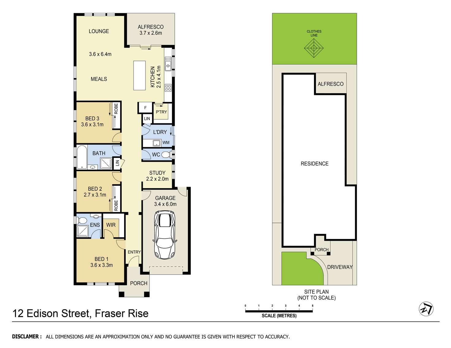 Floorplan of Homely house listing, 12 Edison Street, Fraser Rise VIC 3336