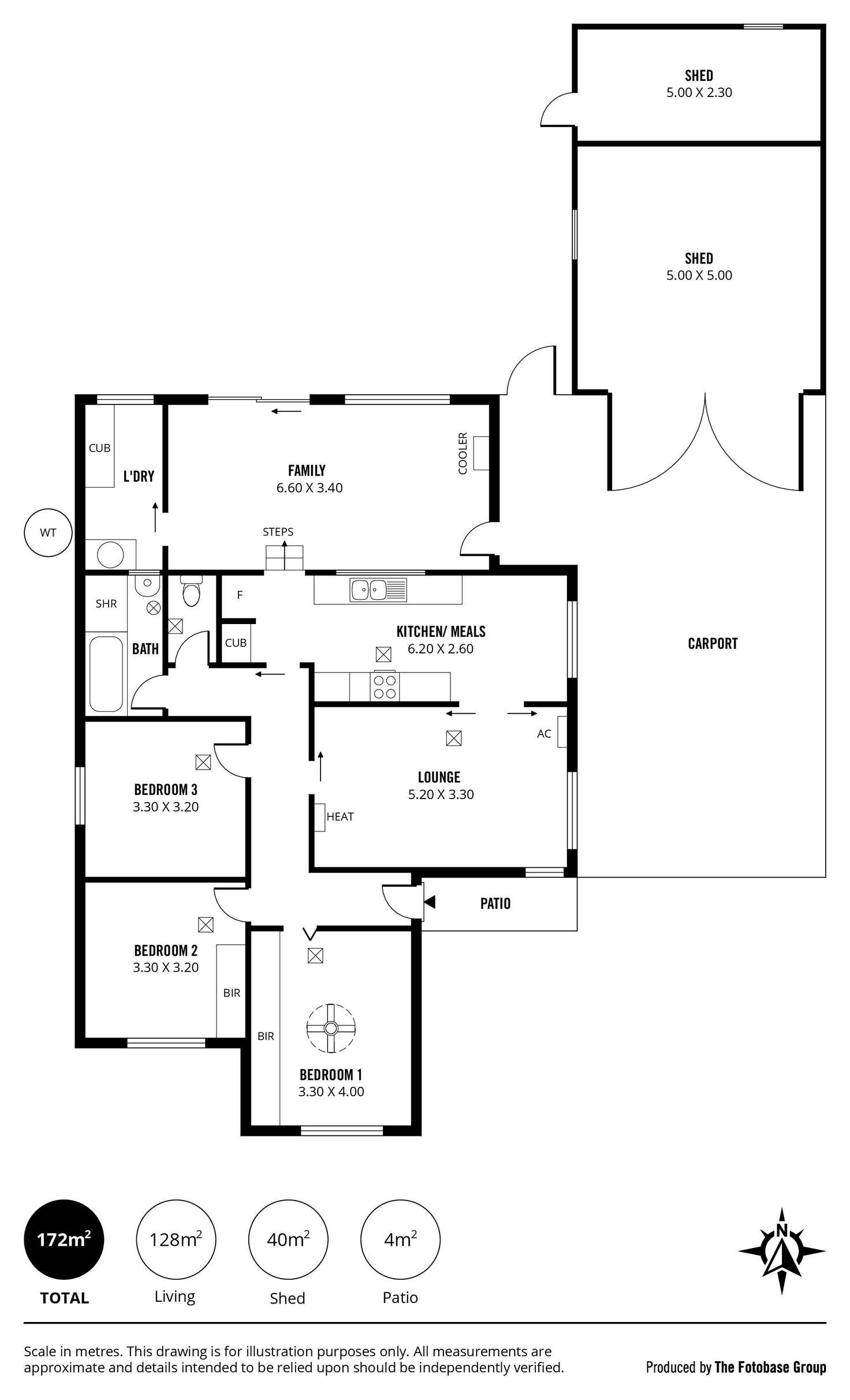 Floorplan of Homely house listing, 13 Karina Crescent, Holden Hill SA 5088