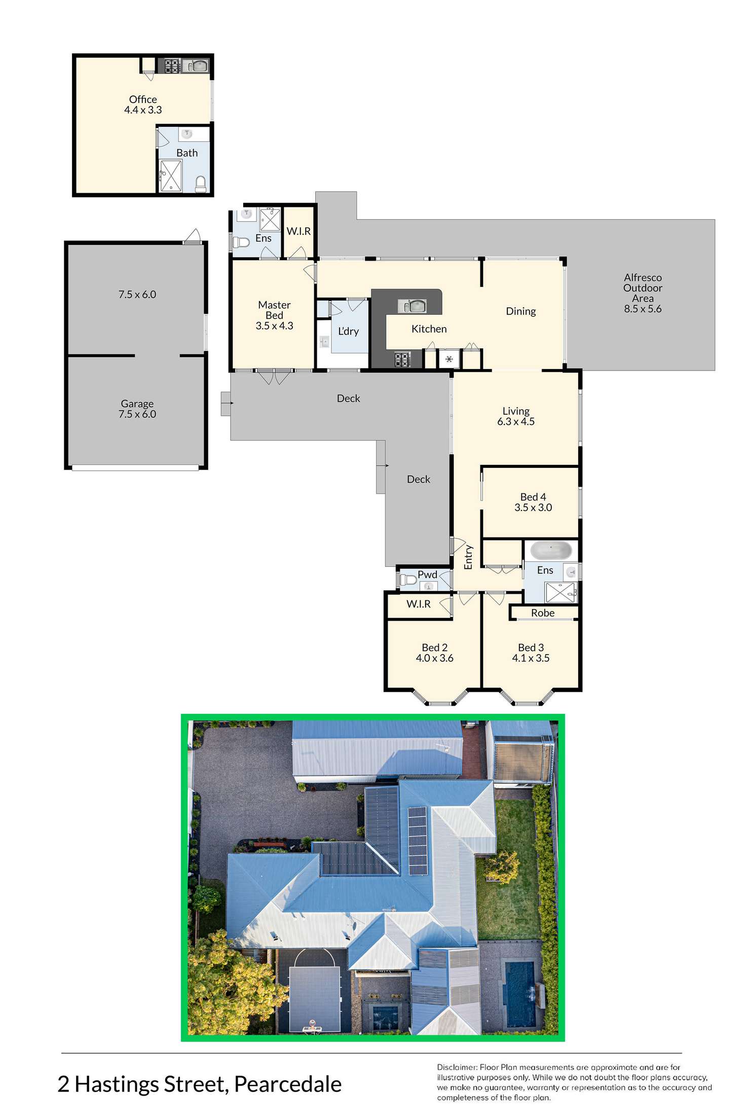 Floorplan of Homely house listing, 2 Hastings Street, Pearcedale VIC 3912