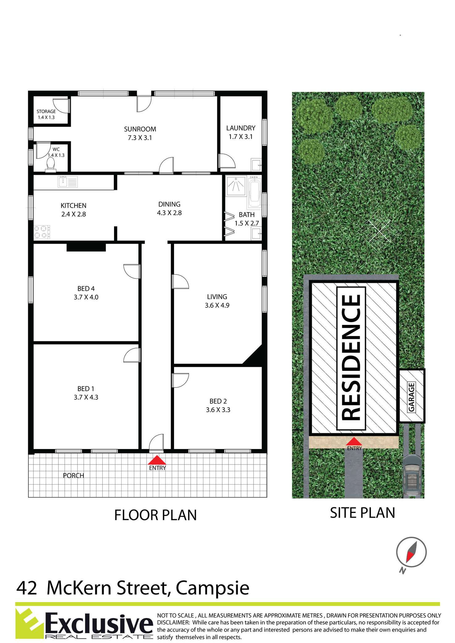 Floorplan of Homely house listing, 42 McKern Street, Campsie NSW 2194