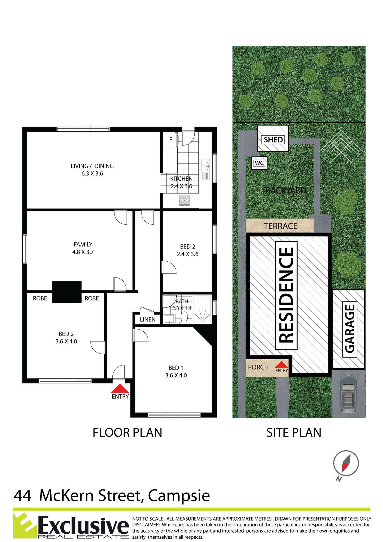 Floorplan of Homely house listing, 44 McKern Street, Campsie NSW 2194