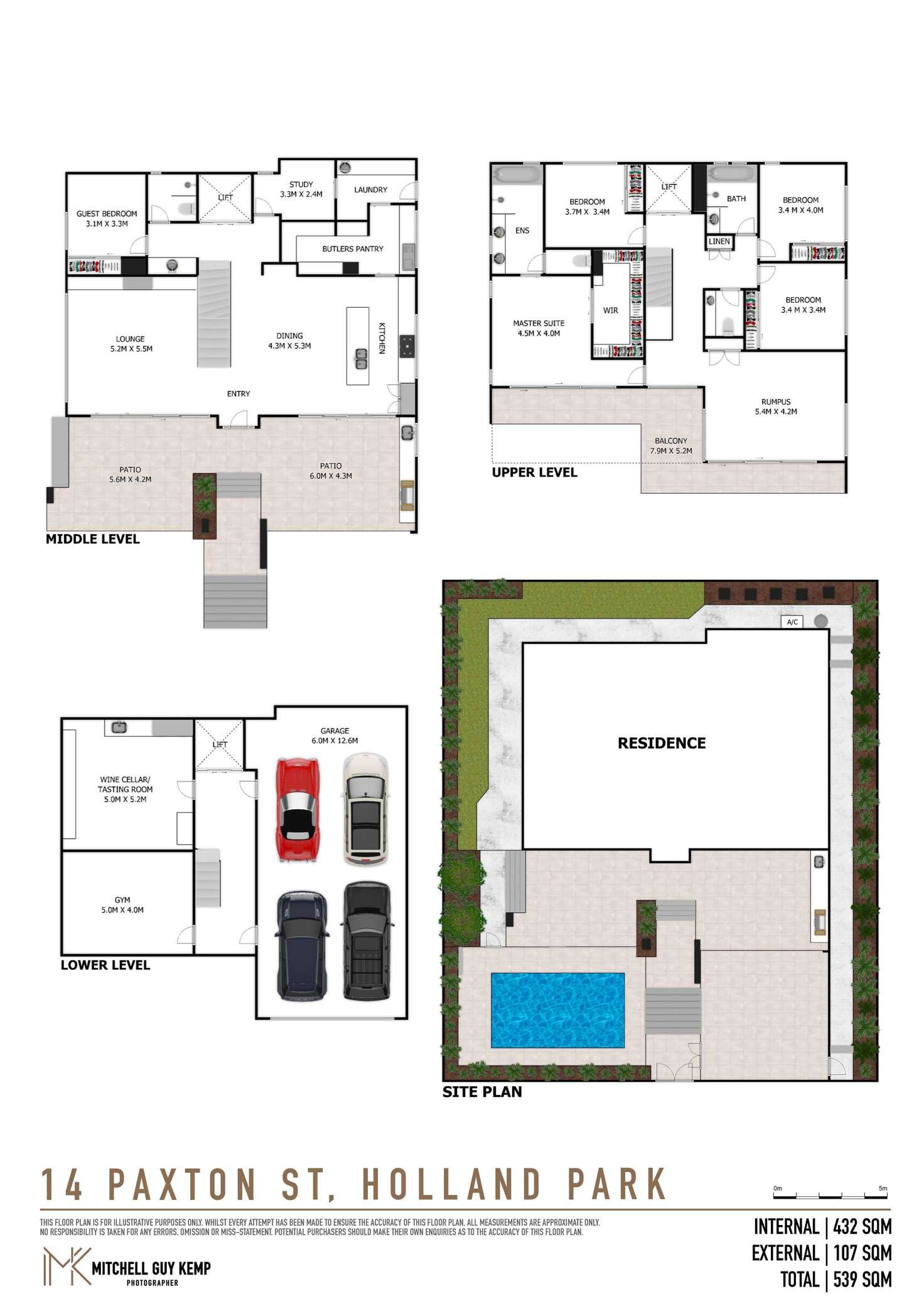 Floorplan of Homely house listing, 14 Paxton Street, Holland Park QLD 4121
