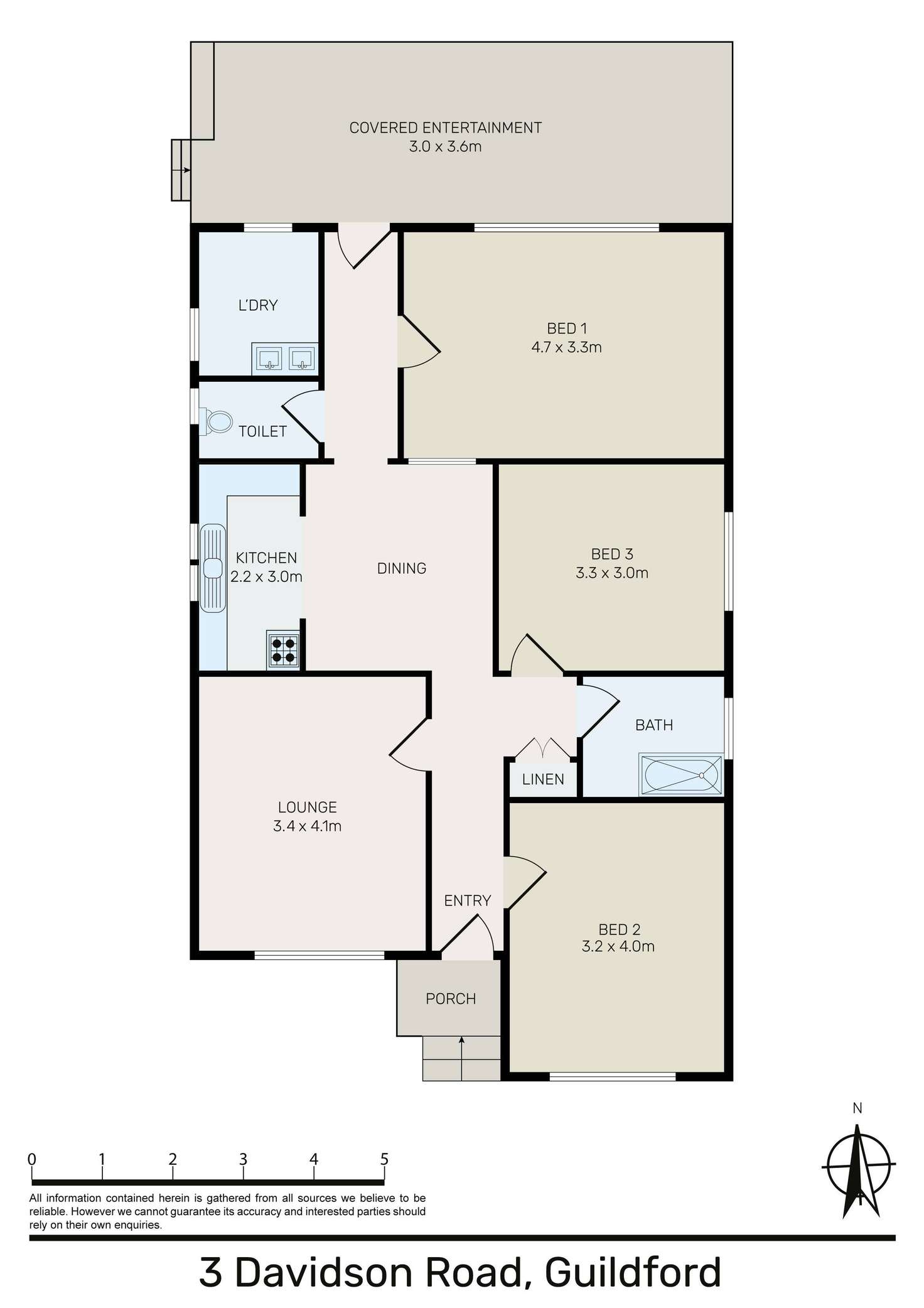 Floorplan of Homely house listing, 3 Davidson Road, Guildford NSW 2161