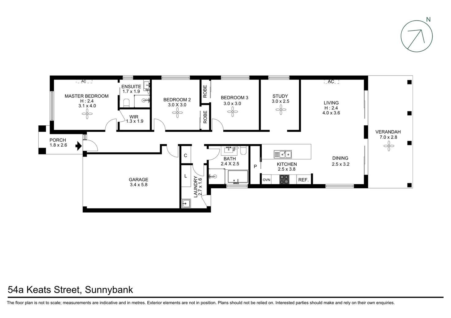 Floorplan of Homely house listing, 54A Keats Street, Sunnybank QLD 4109