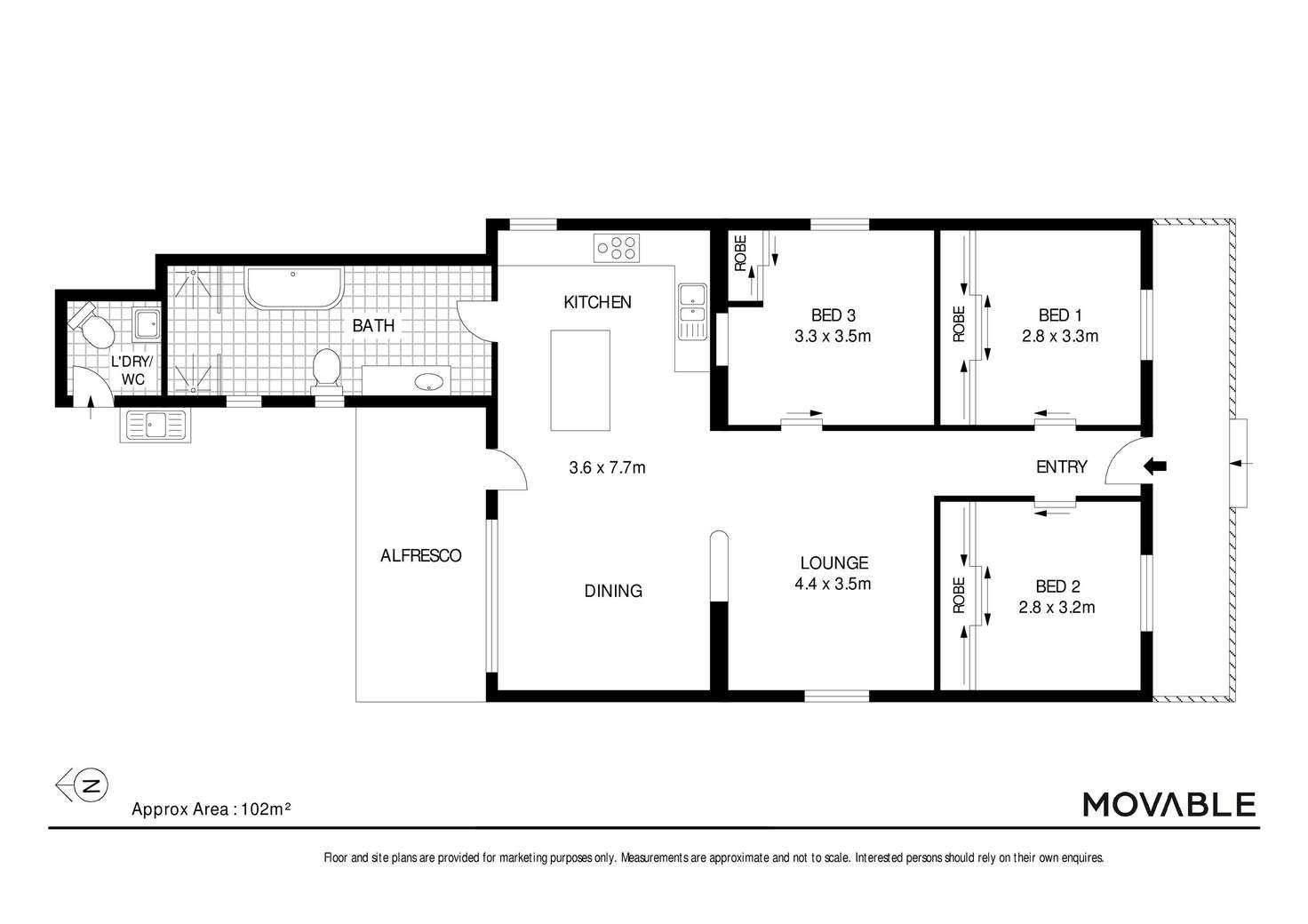 Floorplan of Homely house listing, 56 Maitland Street, Stockton NSW 2295