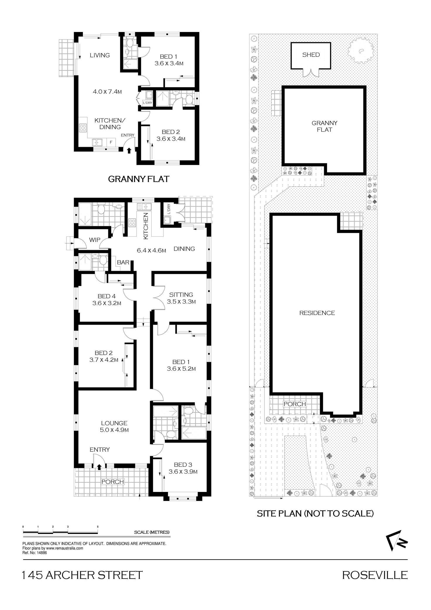 Floorplan of Homely house listing, 145 Archer Street, Roseville NSW 2069