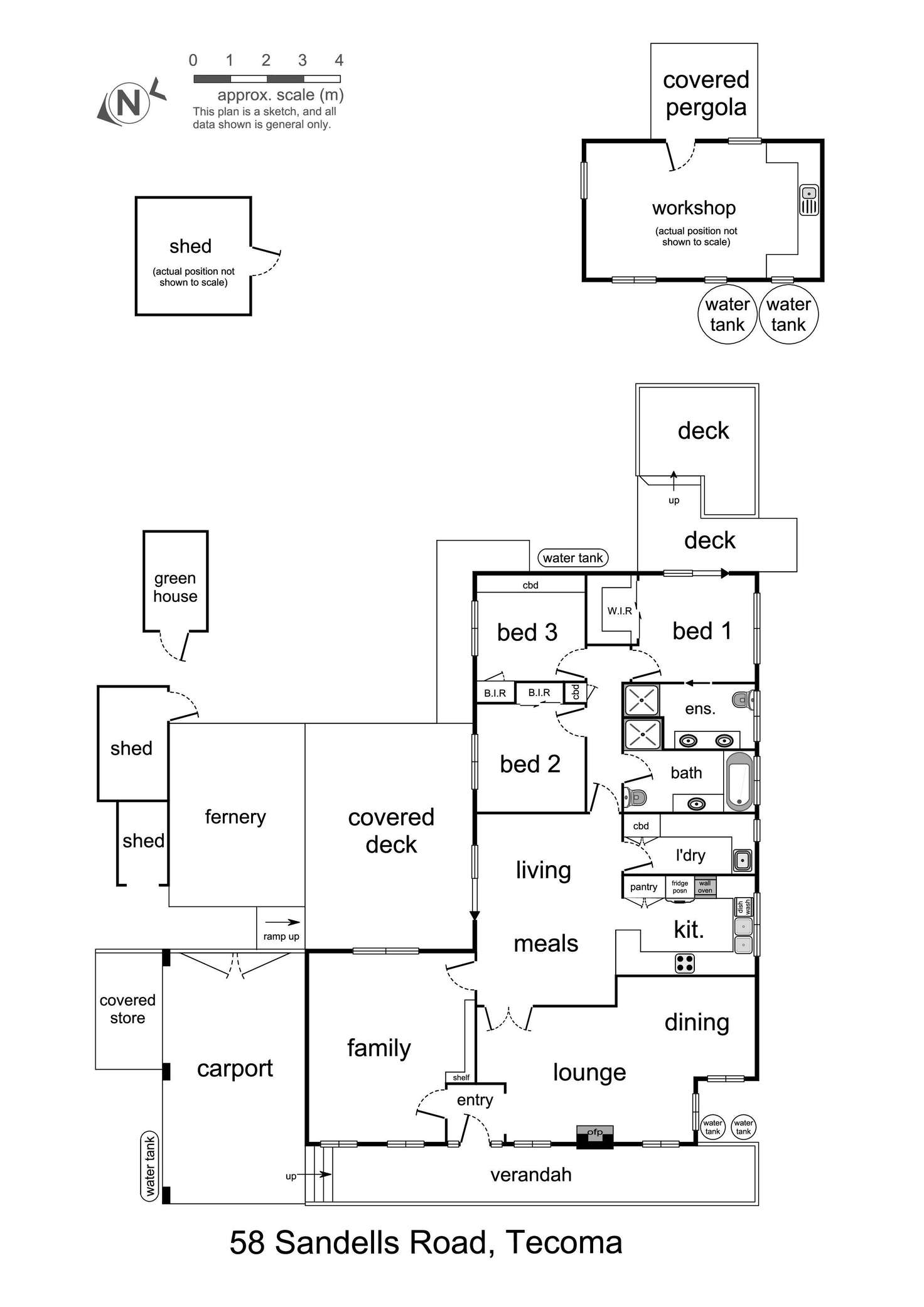 Floorplan of Homely house listing, 58 Sandells Road, Tecoma VIC 3160