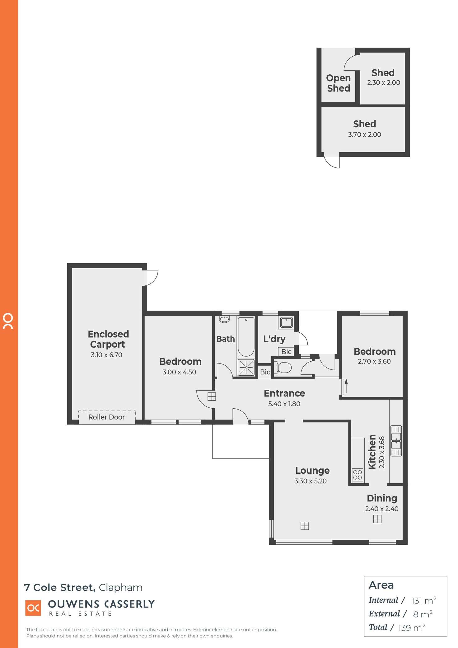Floorplan of Homely house listing, 7 Cole Street, Clapham SA 5062