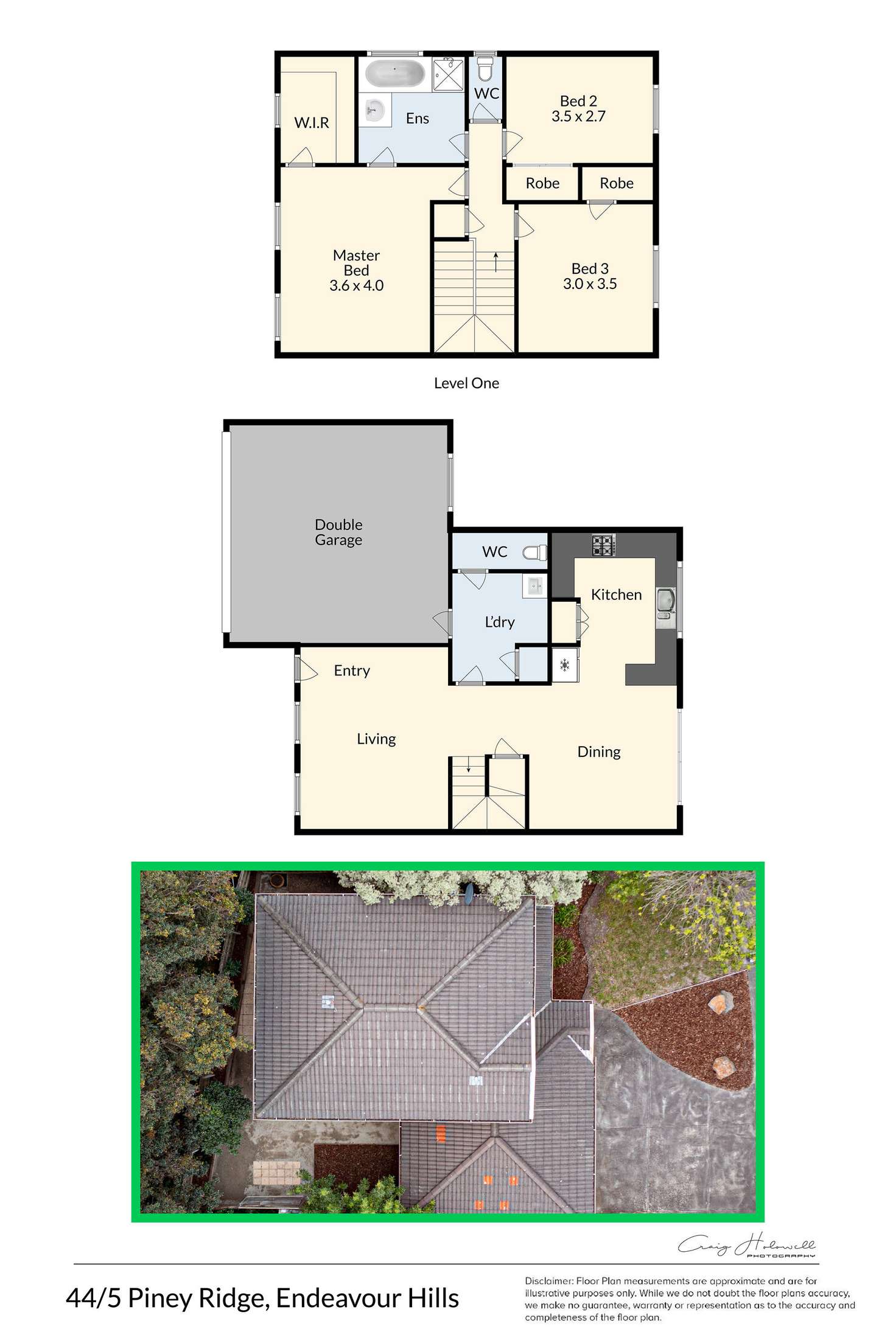 Floorplan of Homely unit listing, 44/5 Piney Ridge, Endeavour Hills VIC 3802