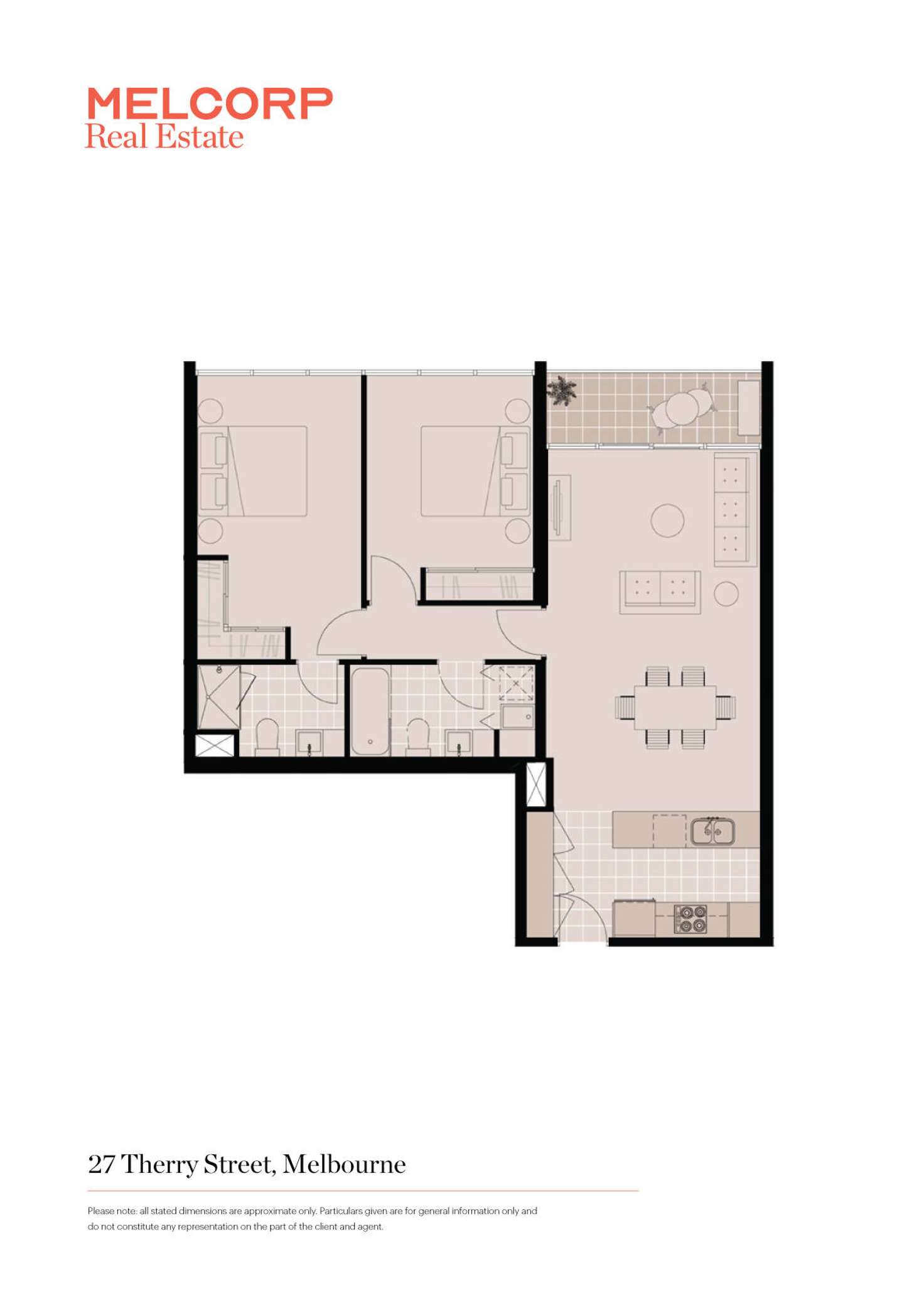 Floorplan of Homely apartment listing, 2403/27 Therry Street, Melbourne VIC 3000