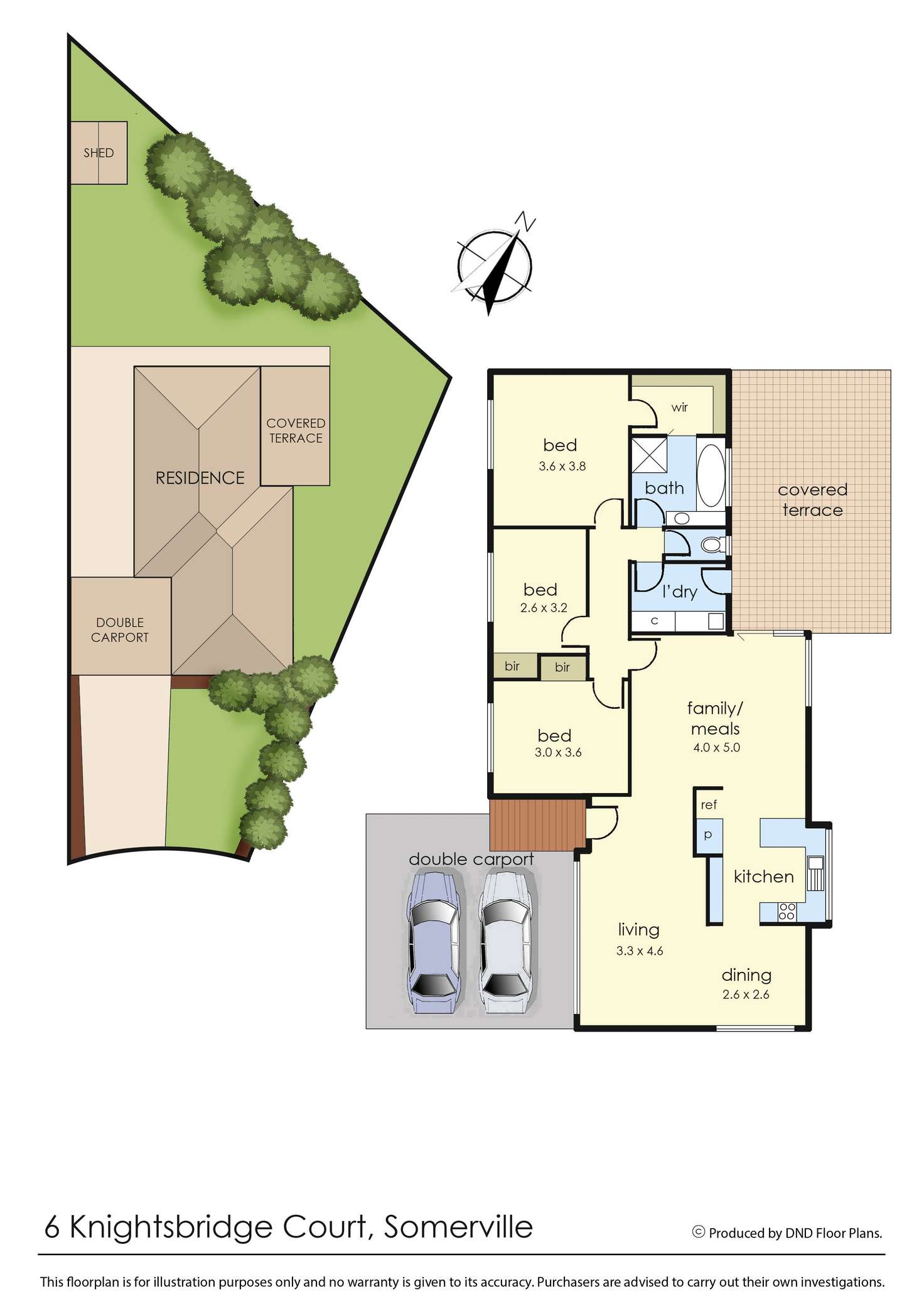 Floorplan of Homely house listing, 6 Knightsbridge Court, Somerville VIC 3912