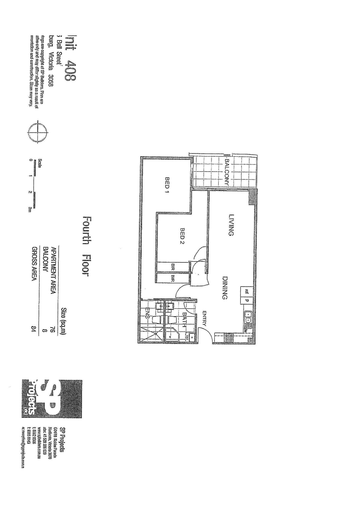 Floorplan of Homely apartment listing, 408/146 Bell Street, Coburg VIC 3058