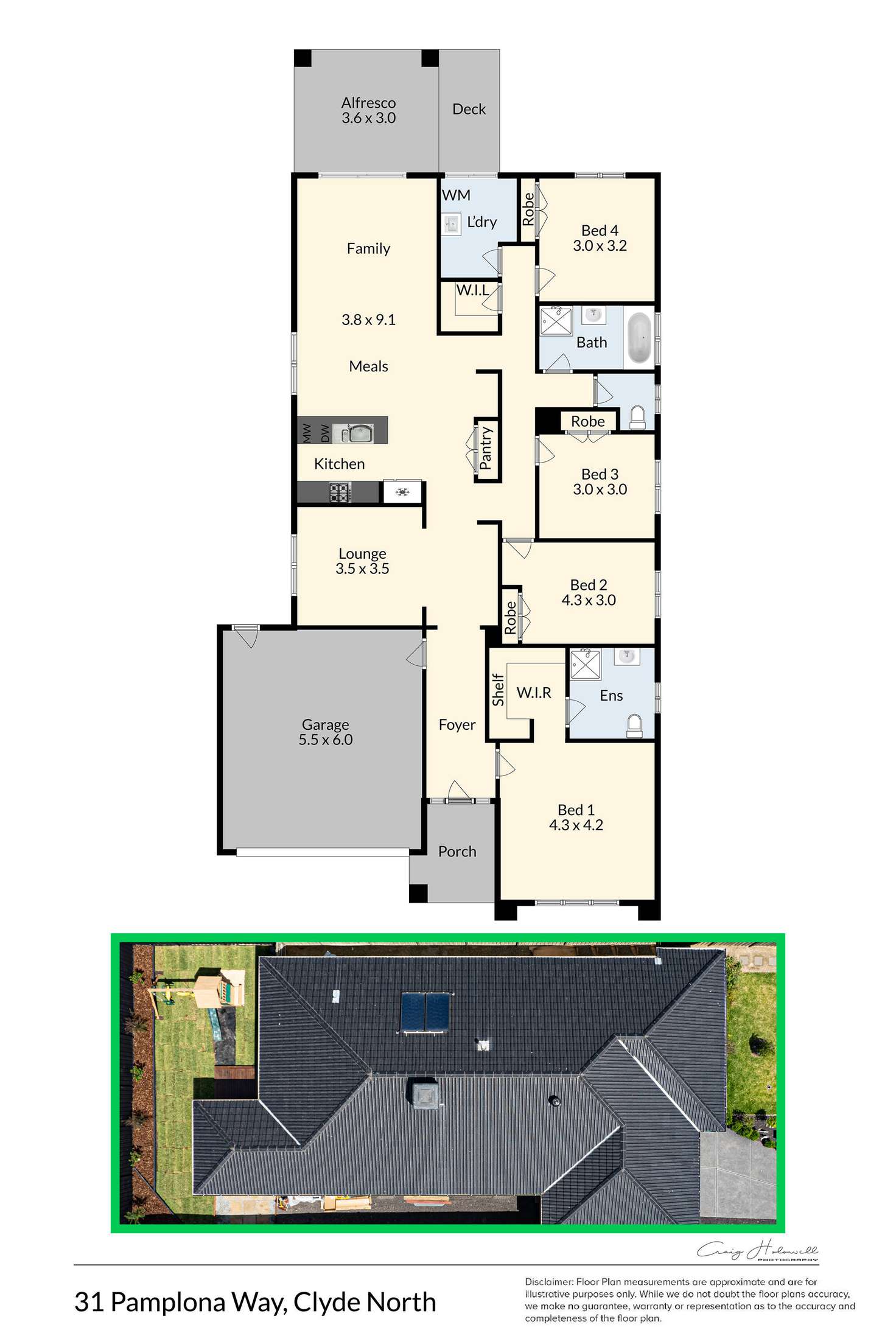 Floorplan of Homely house listing, 31 Pamplona Way, Clyde North VIC 3978