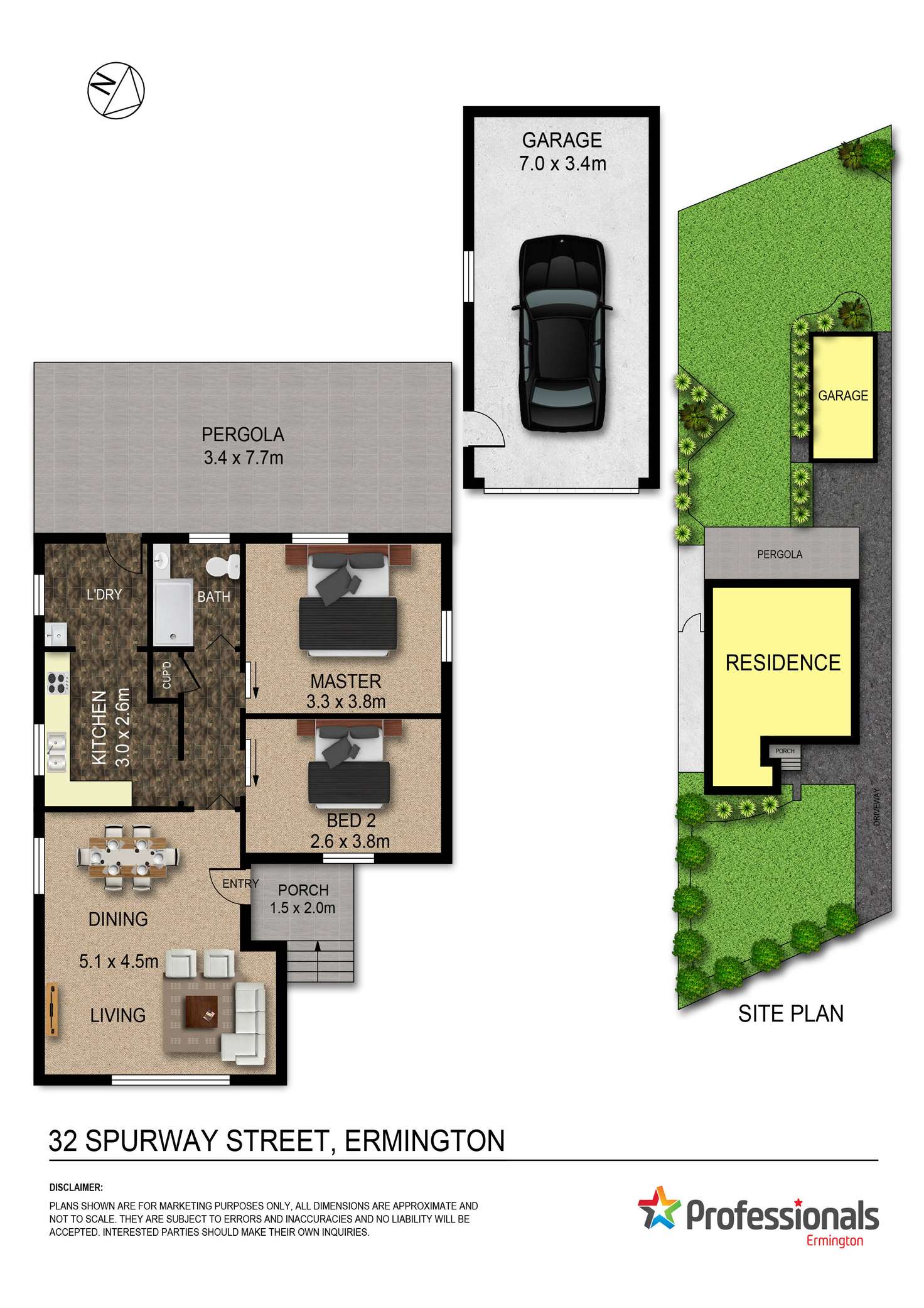 Floorplan of Homely house listing, 32 Spurway Street, Ermington NSW 2115