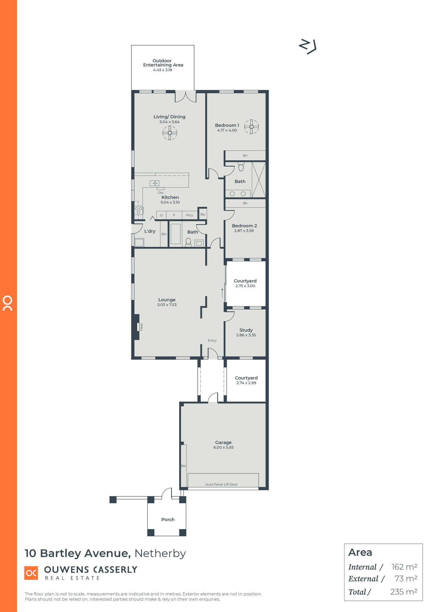 Floorplan of Homely house listing, 10 Bartley Avenue, Netherby SA 5062
