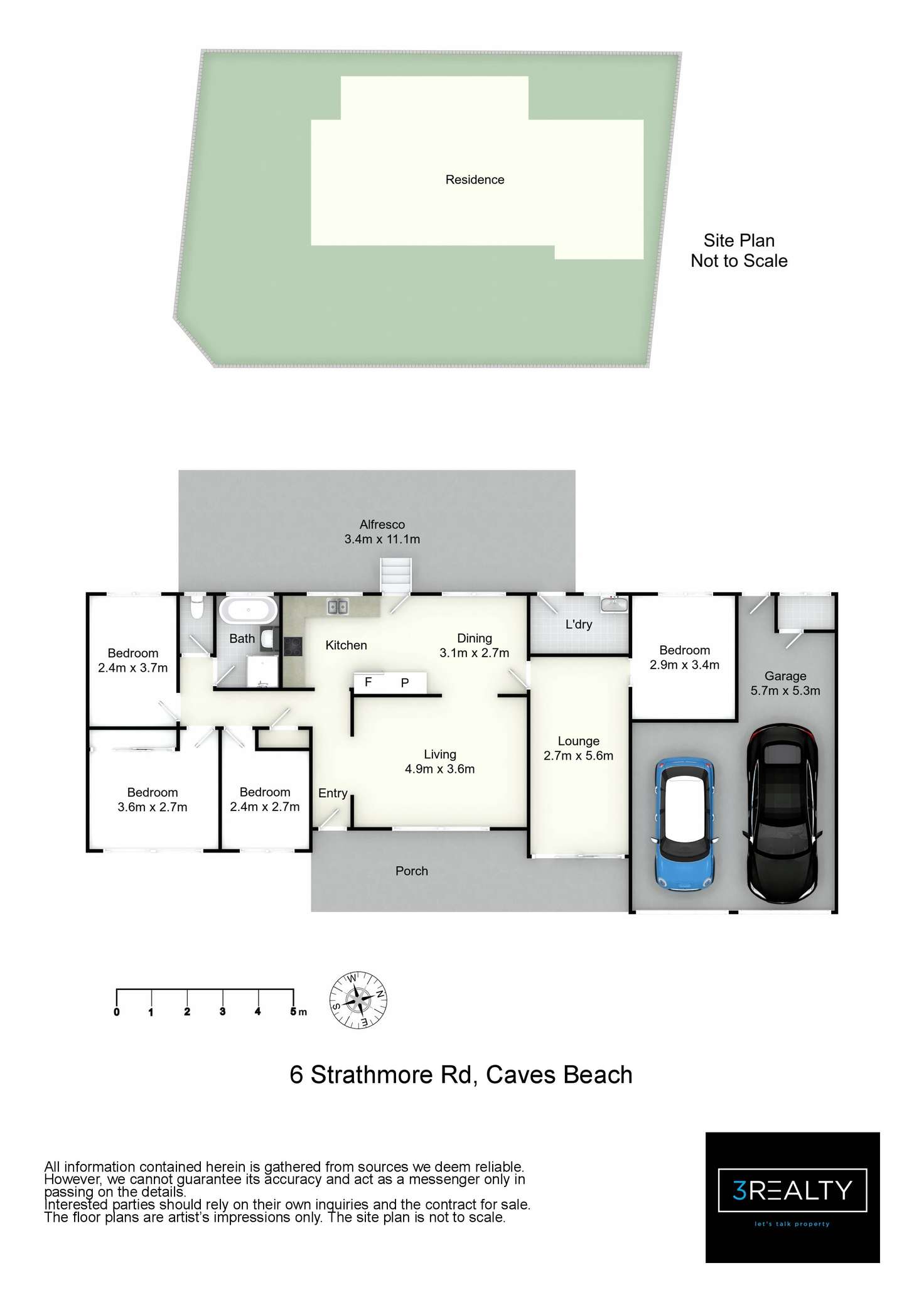 Floorplan of Homely house listing, 6 Strathmore Road, Caves Beach NSW 2281