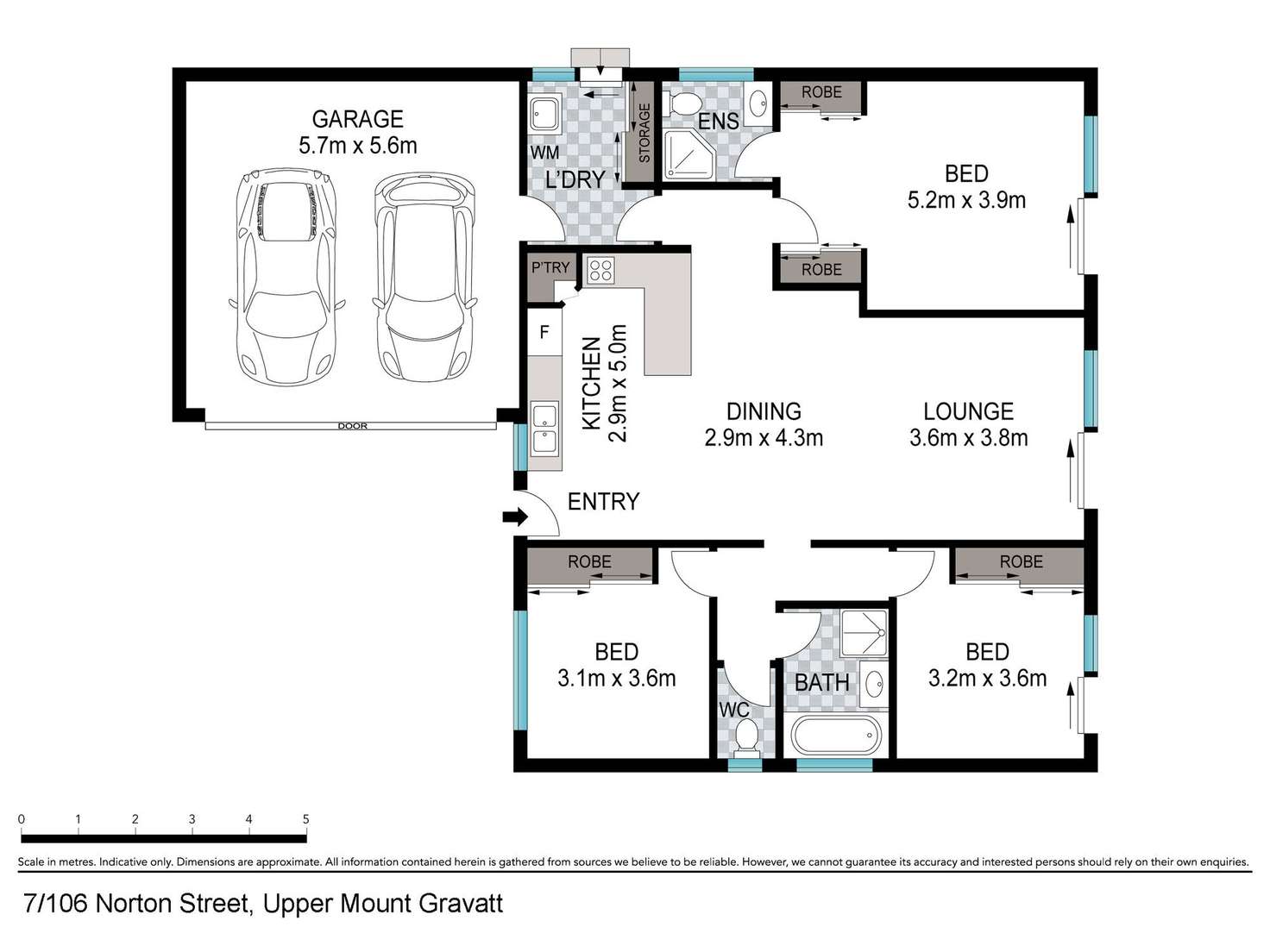 Floorplan of Homely townhouse listing, 7/106 Norton Street, Upper Mount Gravatt QLD 4122