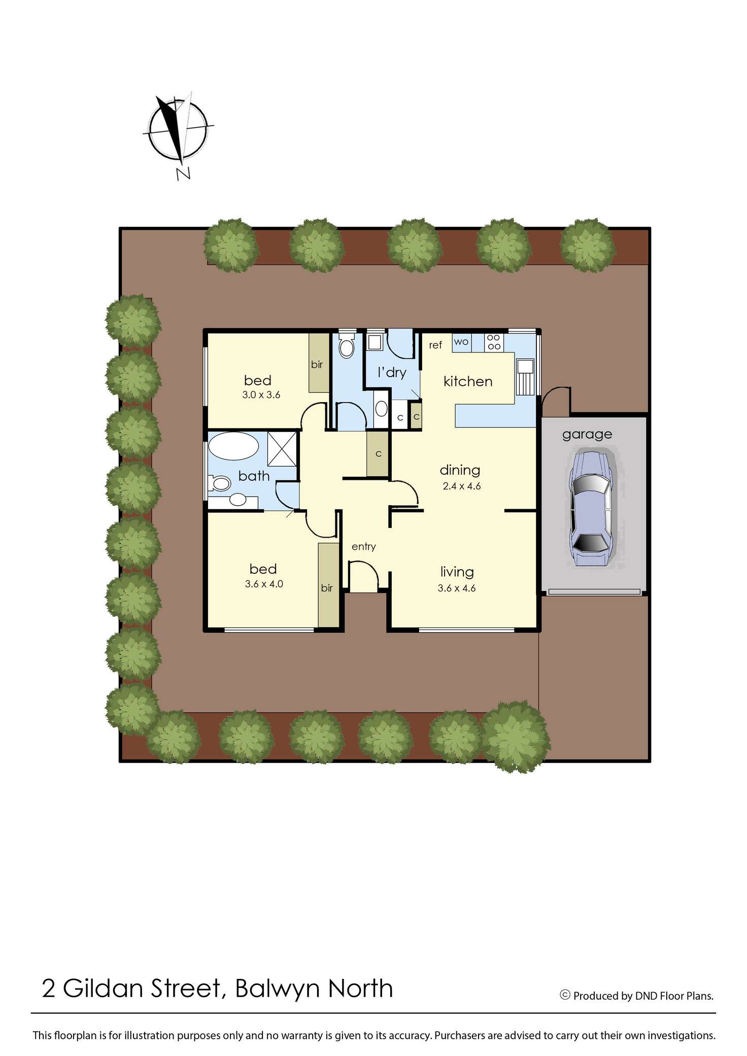 Floorplan of Homely unit listing, 2 Gildan Street, Balwyn North VIC 3104