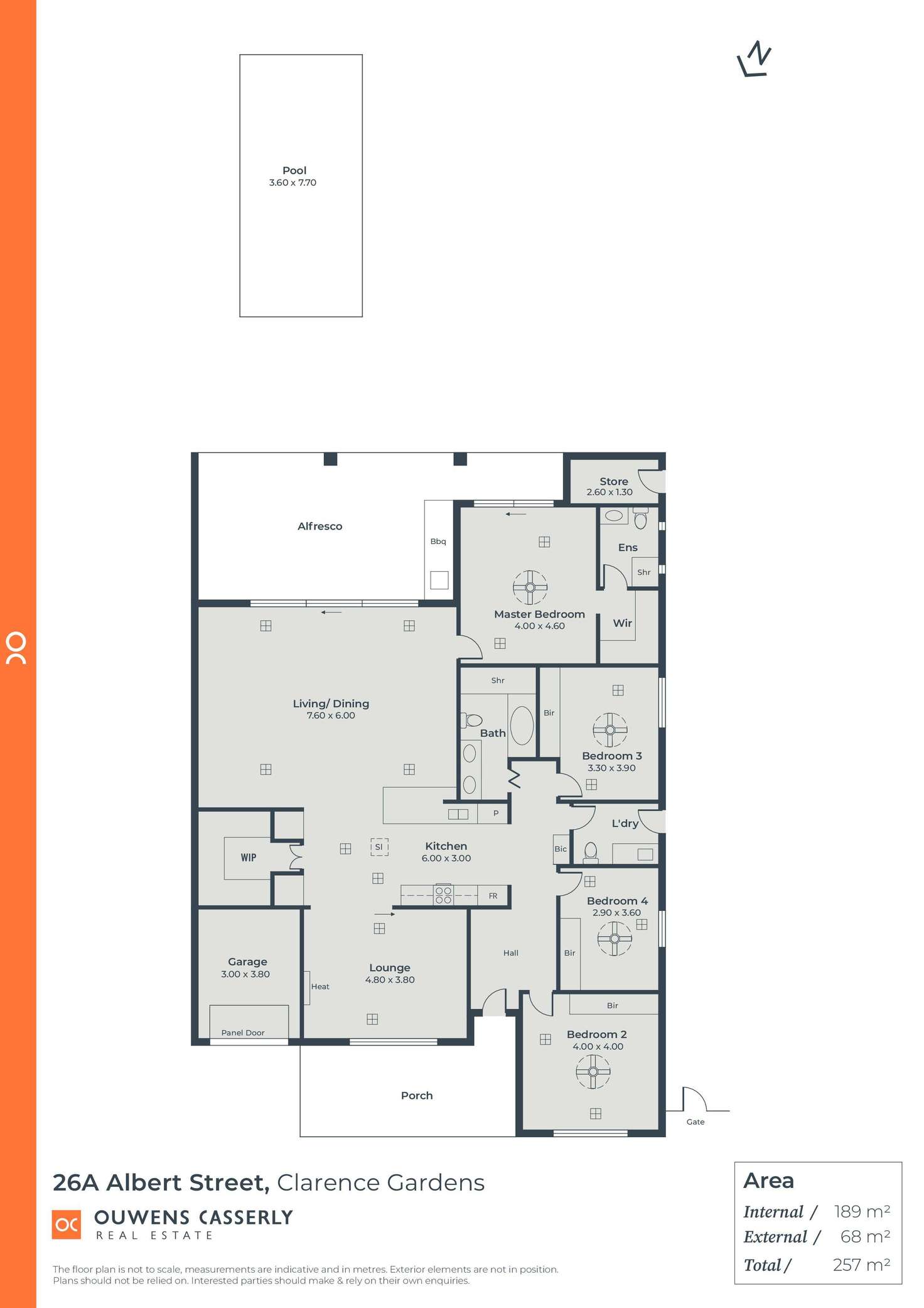 Floorplan of Homely house listing, 26a Albert Street, Clarence Gardens SA 5039