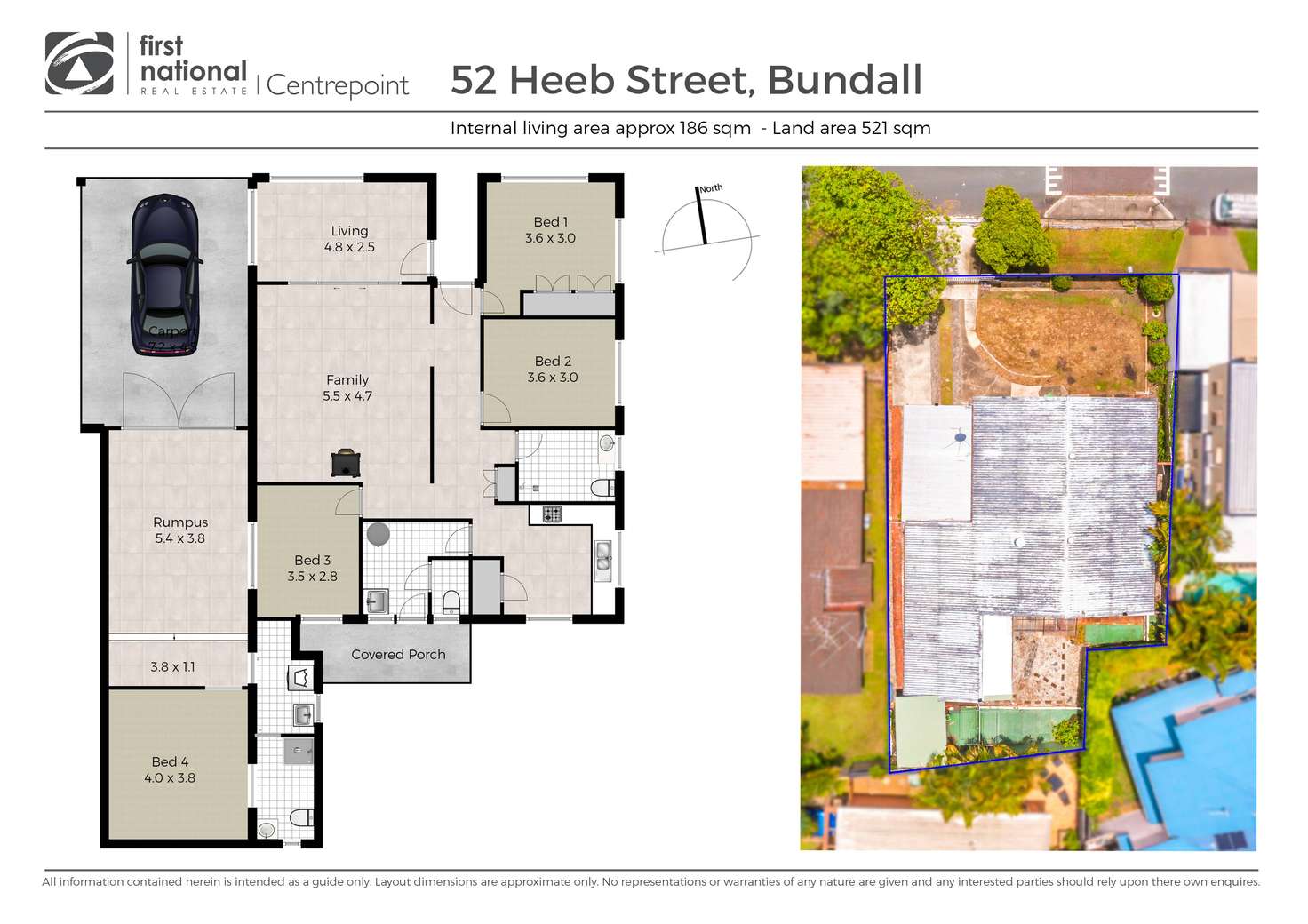 Floorplan of Homely house listing, 52 Heeb Street, Bundall QLD 4217