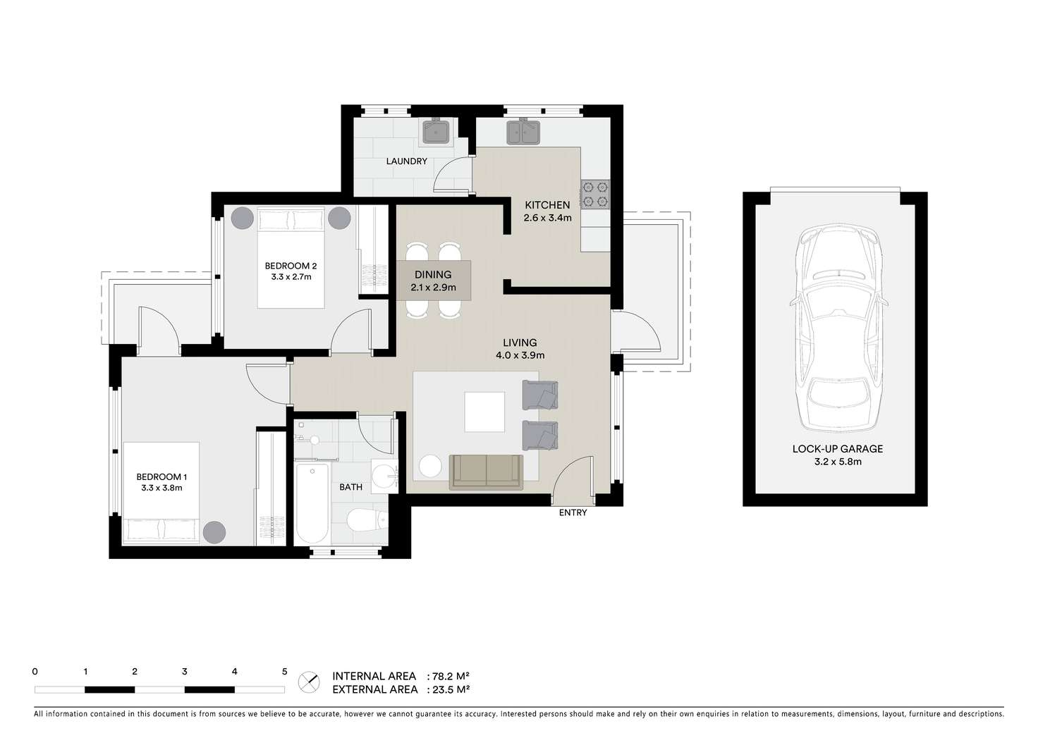 Floorplan of Homely apartment listing, 3/18 Croydon Street, Cronulla NSW 2230