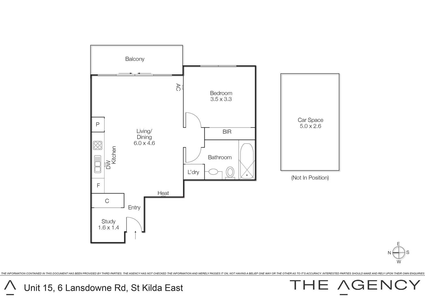 Floorplan of Homely apartment listing, 15/6 Lansdowne Road, St Kilda East VIC 3183