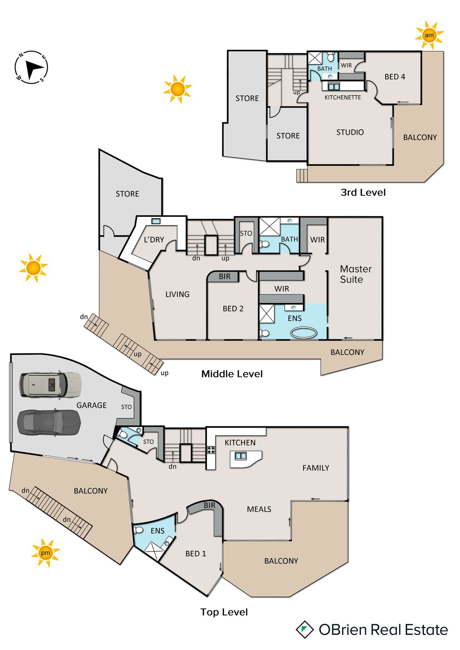 Floorplan of Homely house listing, 5B Ocean View Court, Inverloch VIC 3996