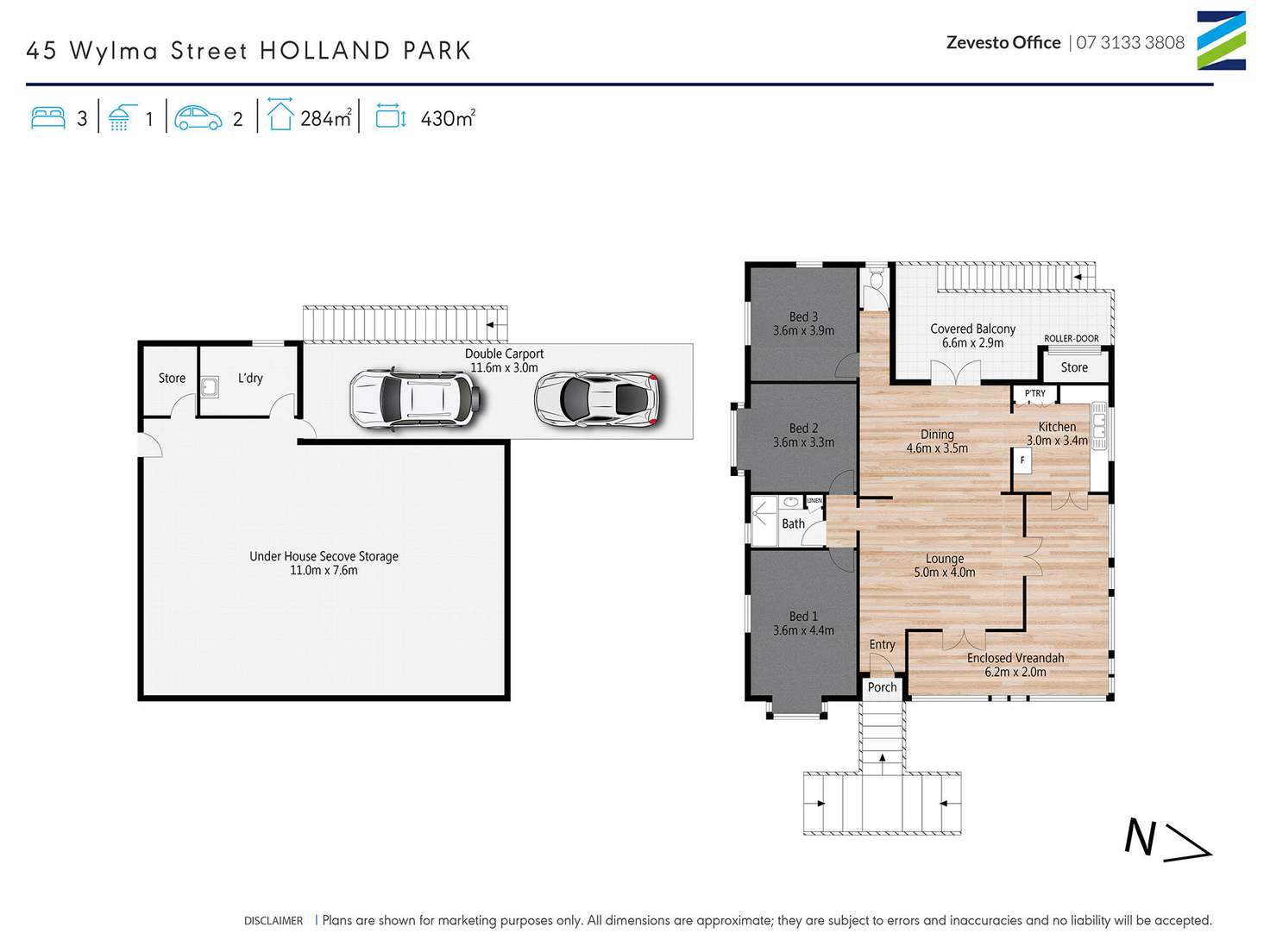 Floorplan of Homely house listing, 45 Wylma Street, Holland Park QLD 4121