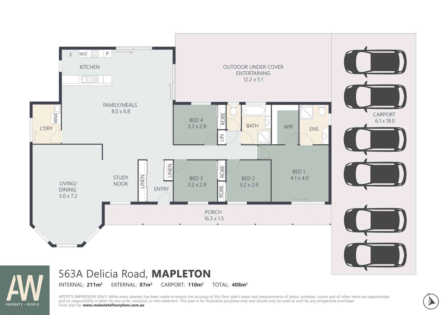Floorplan of Homely ruralOther listing, 563A Delicia Road, Obi Obi QLD 4574