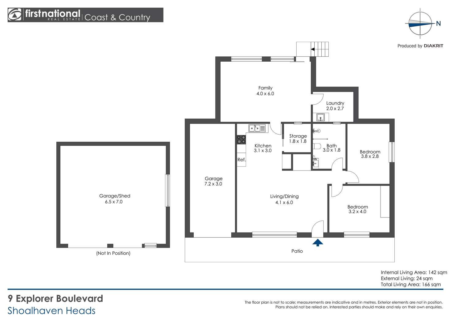 Floorplan of Homely house listing, 9 Explorer Boulevard, Shoalhaven Heads NSW 2535