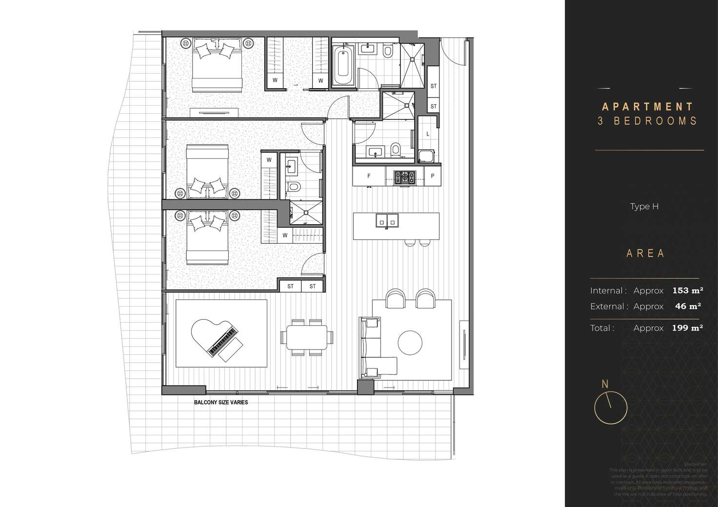 Floorplan of Homely apartment listing, 5109/500 Pacific Highway, St Leonards NSW 2065