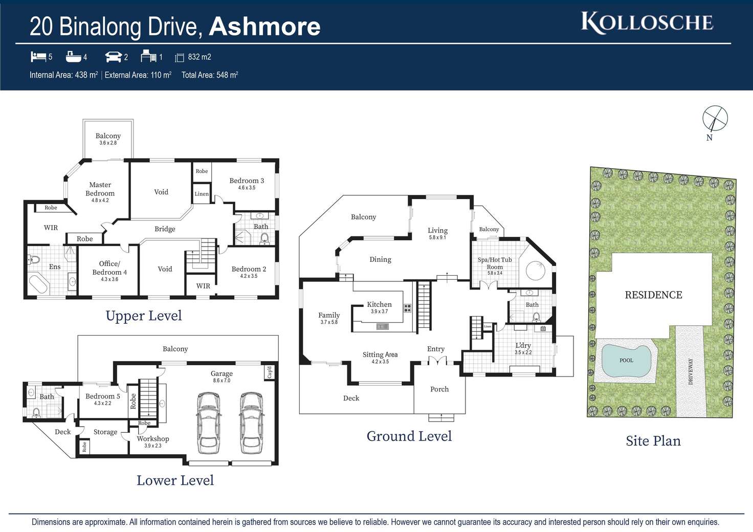 Floorplan of Homely house listing, 20 Binalong Drive, Ashmore QLD 4214