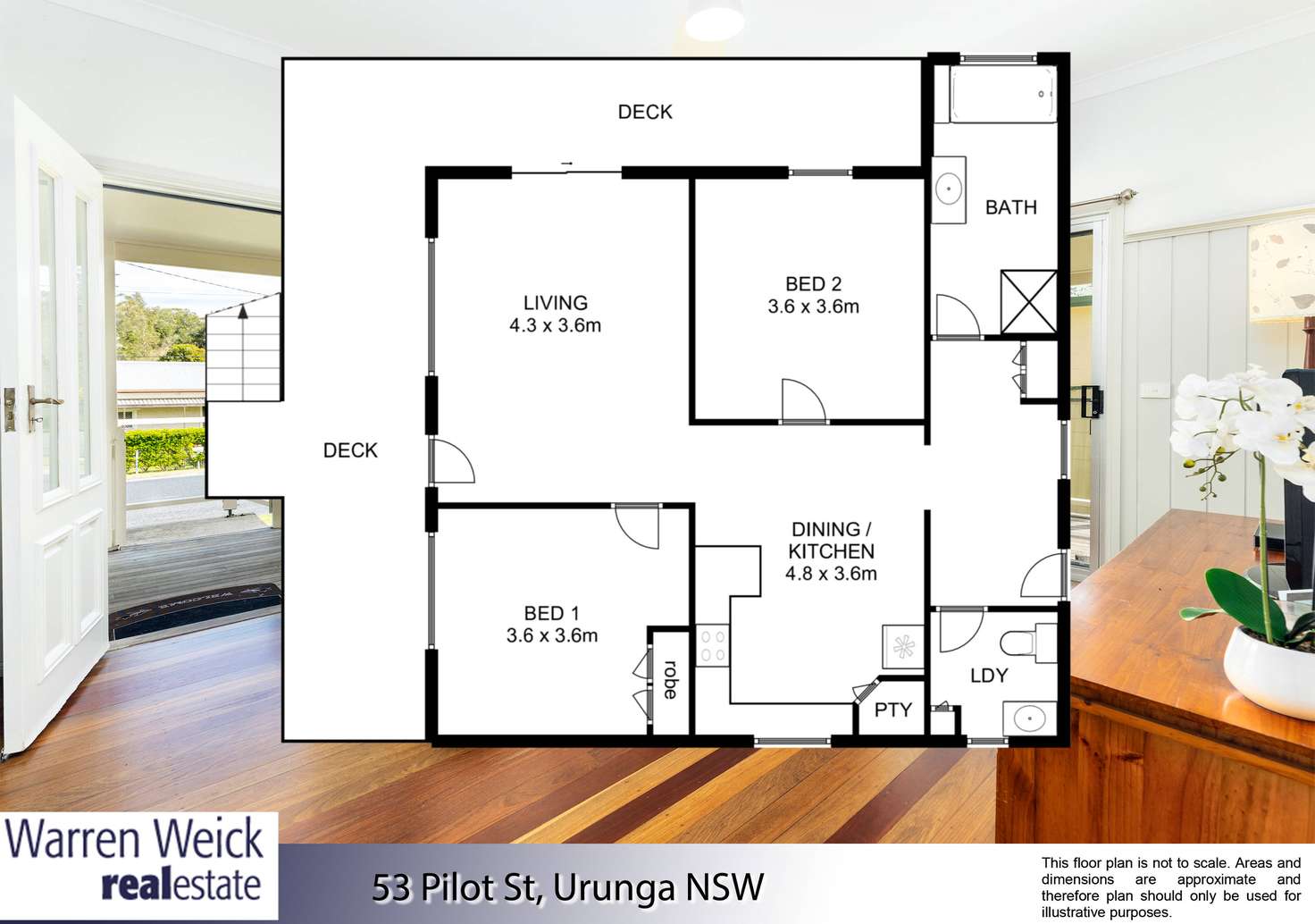 Floorplan of Homely house listing, 53 Pilot Street, Urunga NSW 2455