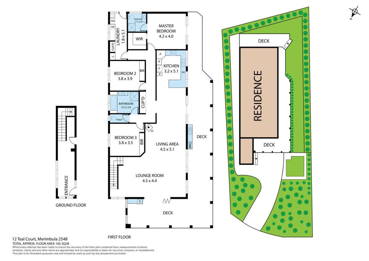 Floorplan of Homely house listing, 12 Teal Court, Merimbula NSW 2548