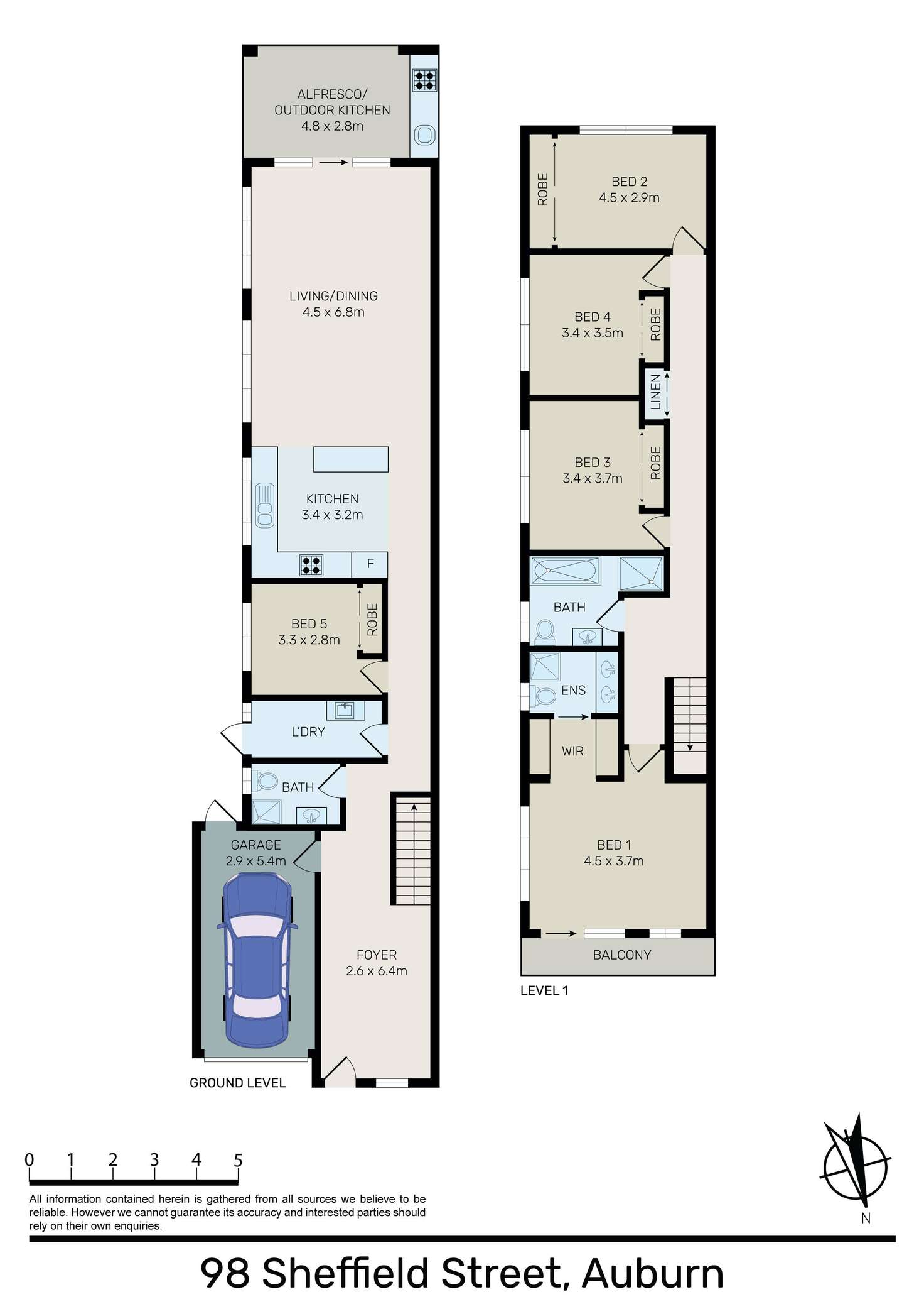 Floorplan of Homely house listing, 98A Sheffield Street, Auburn NSW 2144