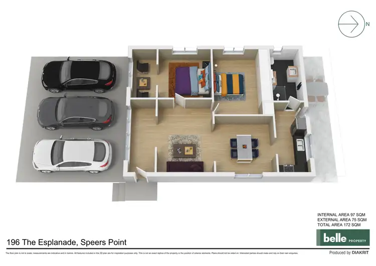 Floorplan of Homely house listing, 196 The Esplanade, Speers Point NSW 2284
