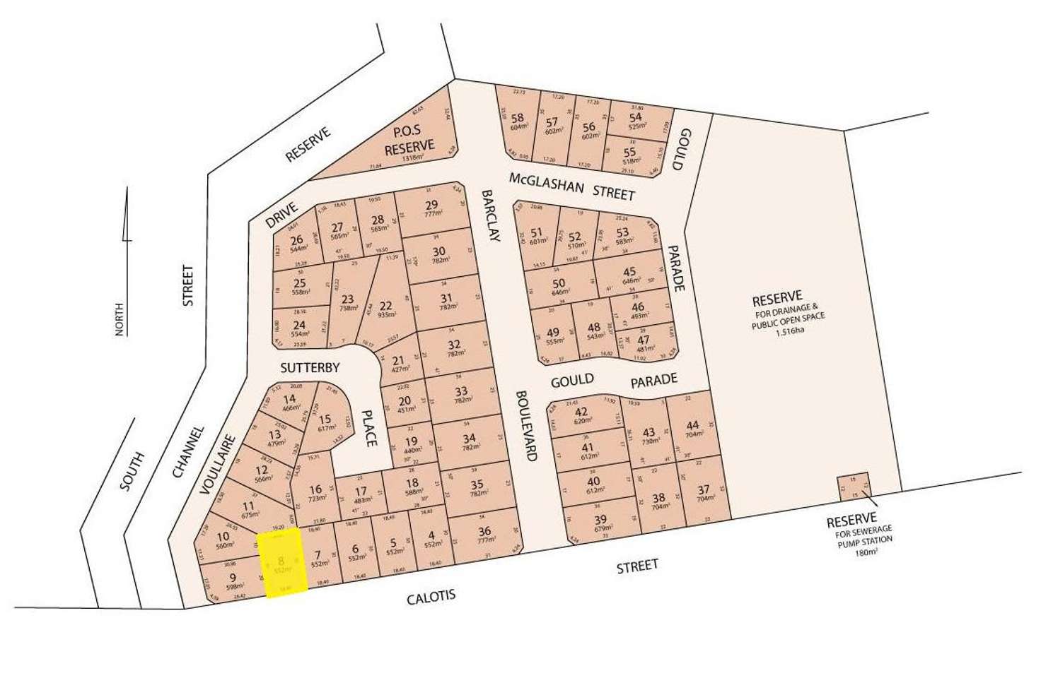 Floorplan of Homely residentialLand listing, LOT 8, 21 Calotis Street, Red Cliffs VIC 3496