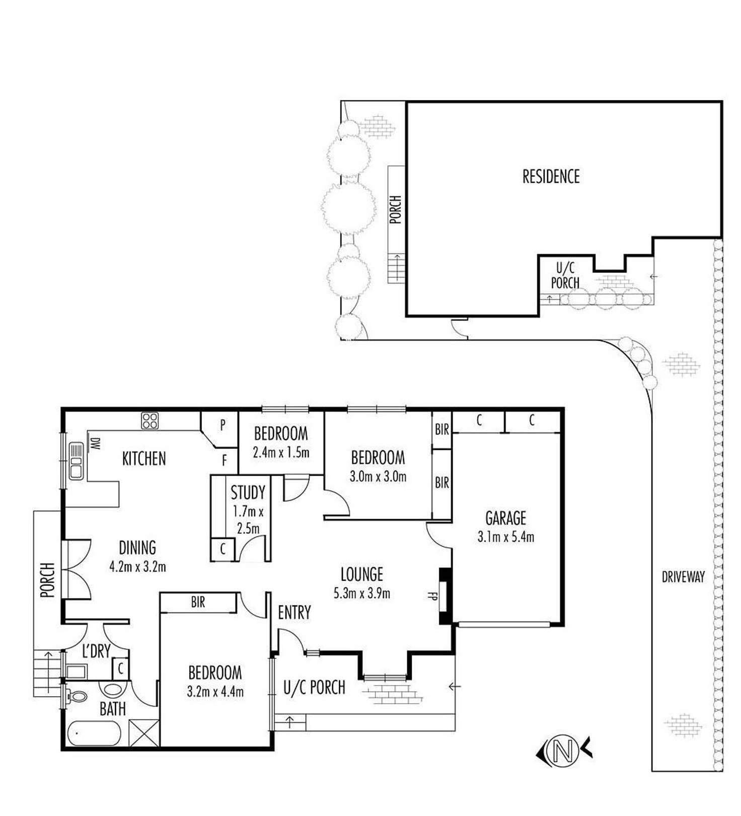 Floorplan of Homely house listing, 2/16 O'Dowd Street, Reservoir VIC 3073