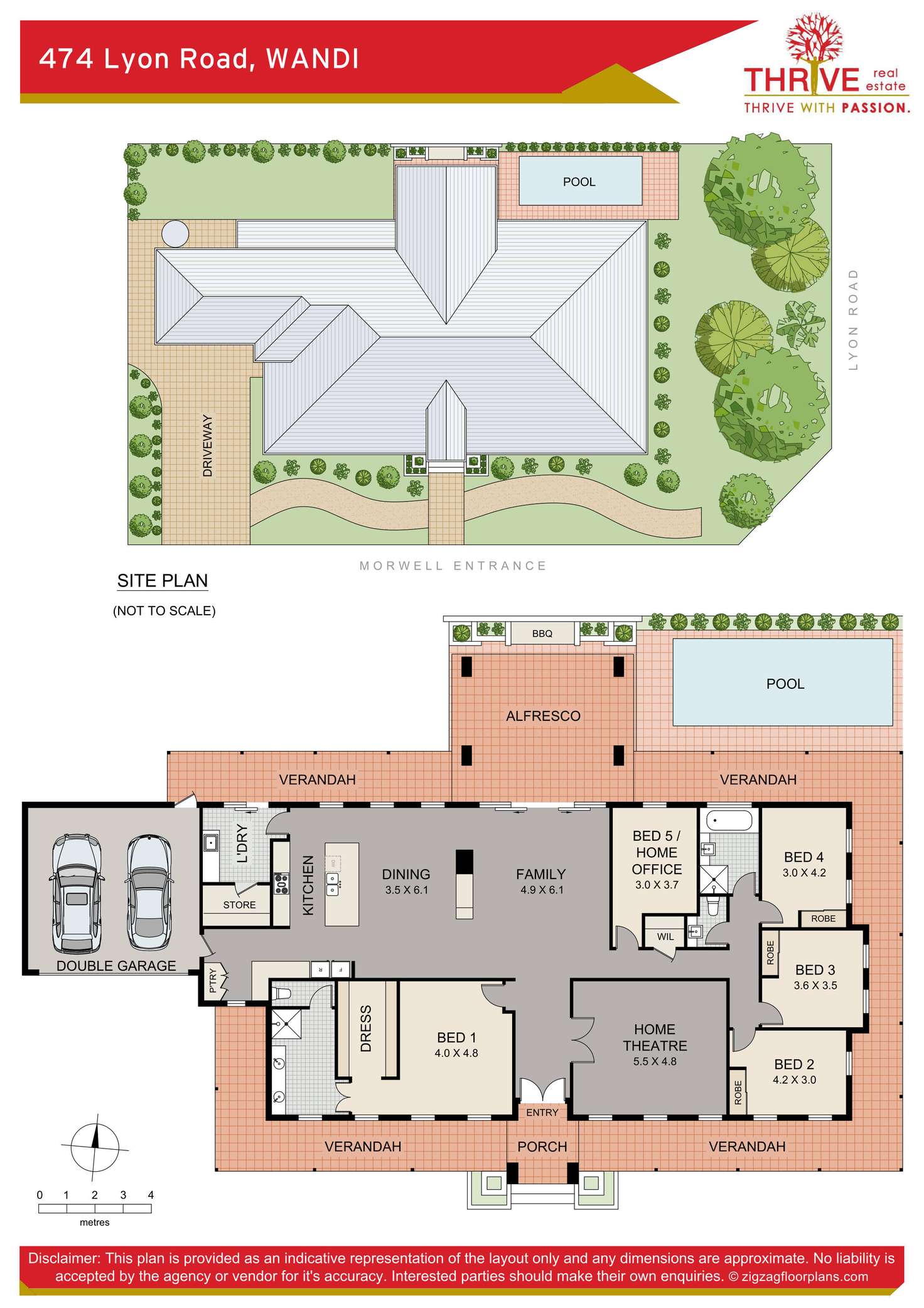 Floorplan of Homely house listing, 474 Lyon Road, Wandi WA 6167