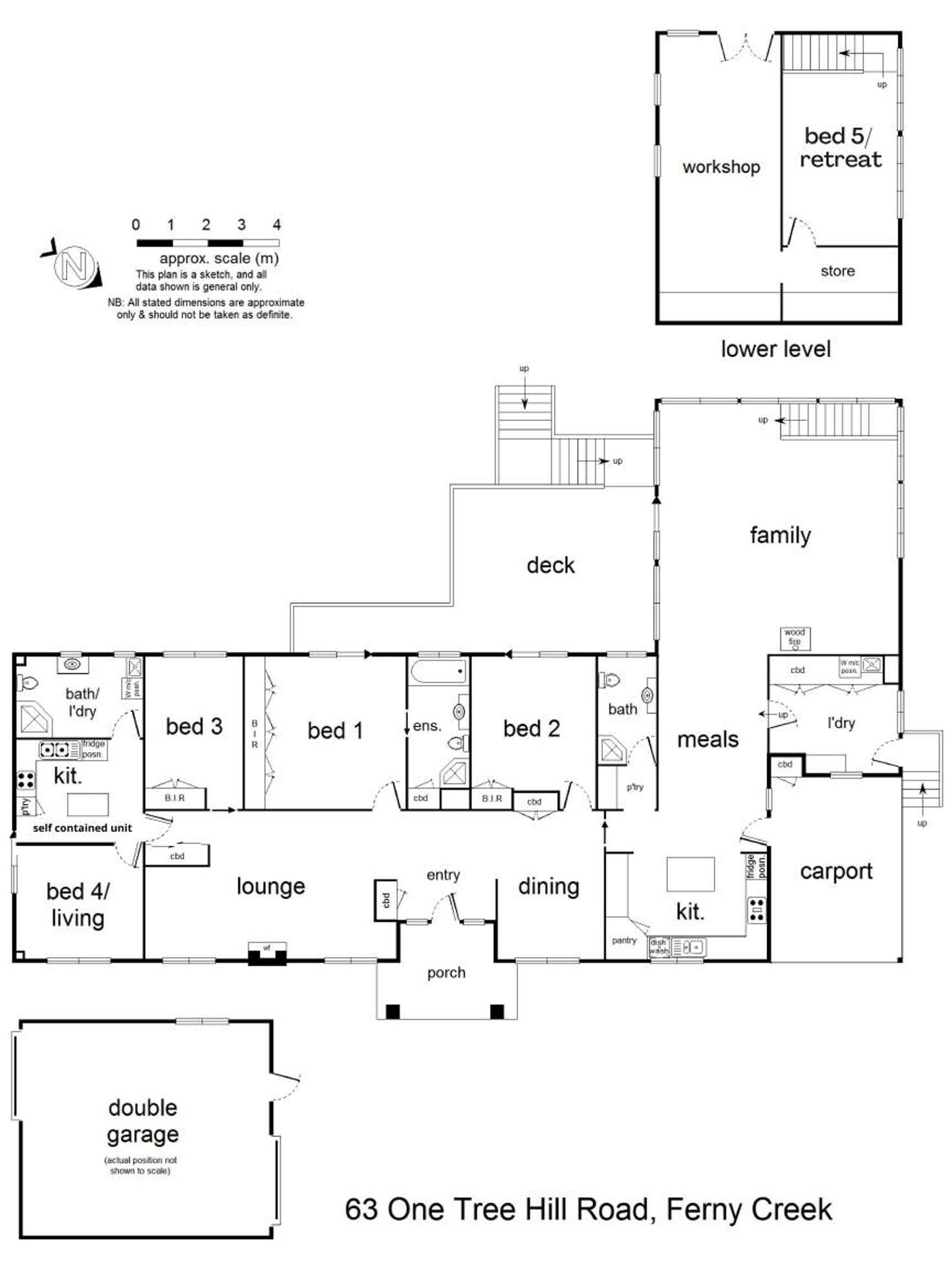 Floorplan of Homely house listing, 63 One Tree Hill Road, Ferny Creek VIC 3786