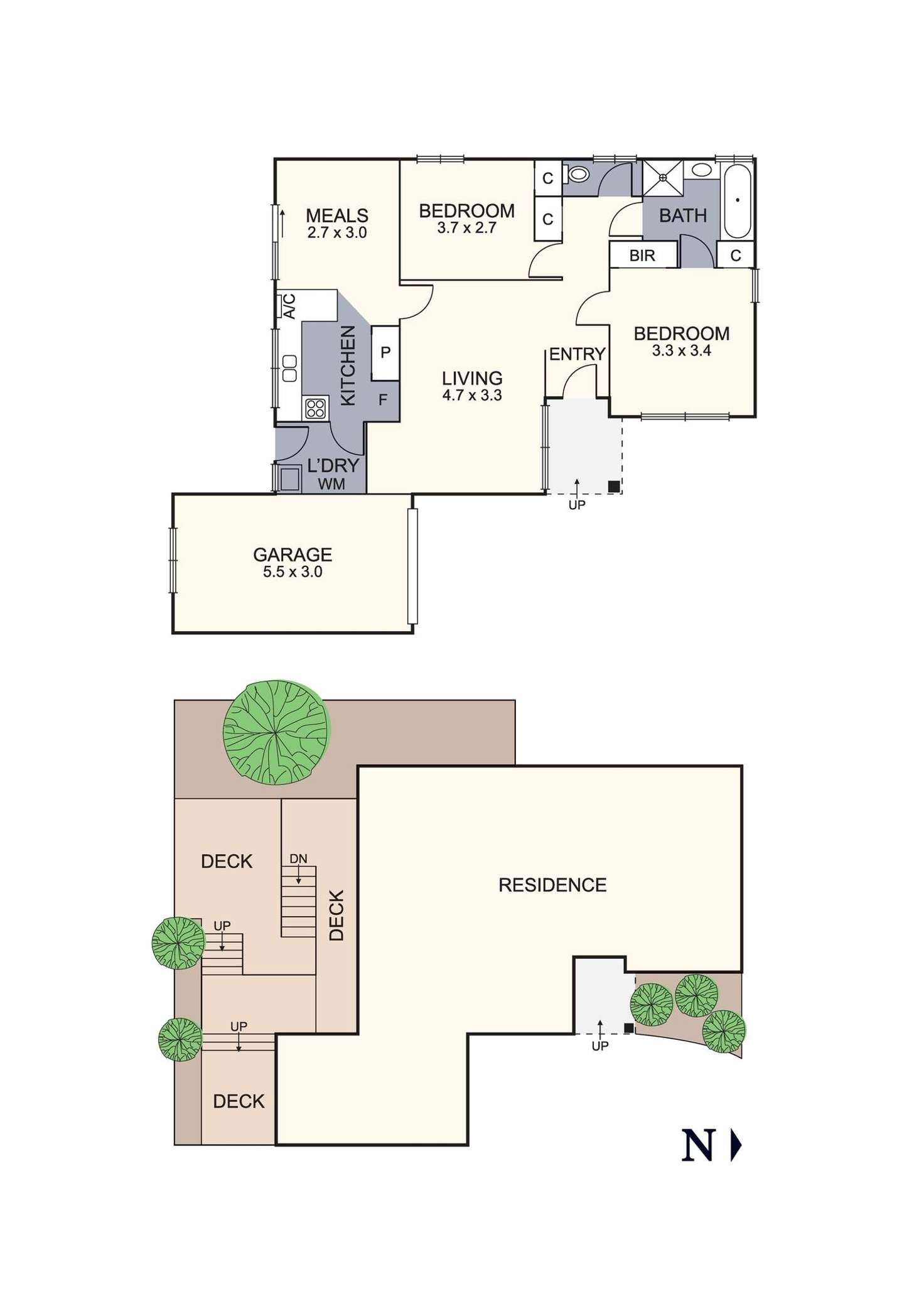Floorplan of Homely unit listing, 11/21 Collins Street, Diamond Creek VIC 3089